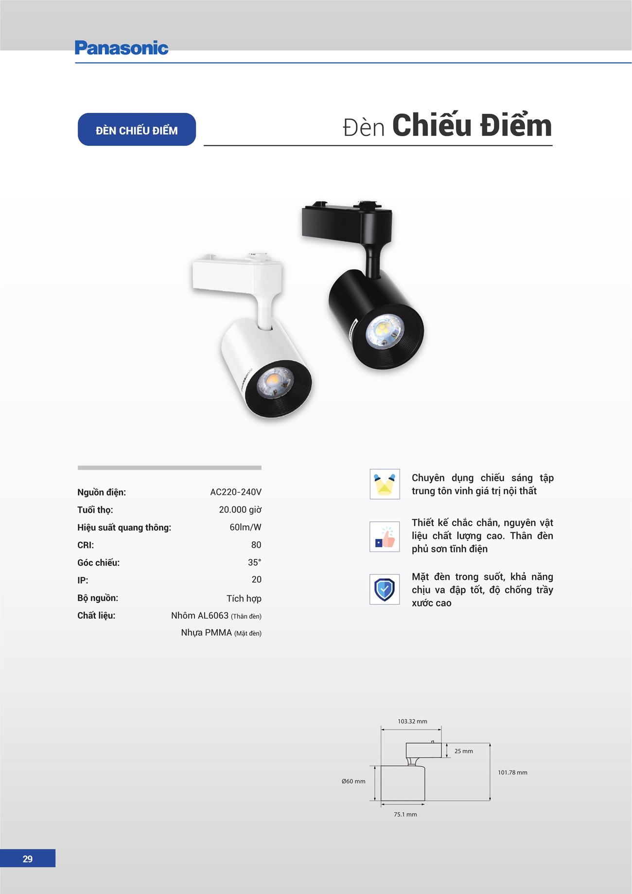 Catalogue Đèn LED Panasonic 2023 - Trang 30)