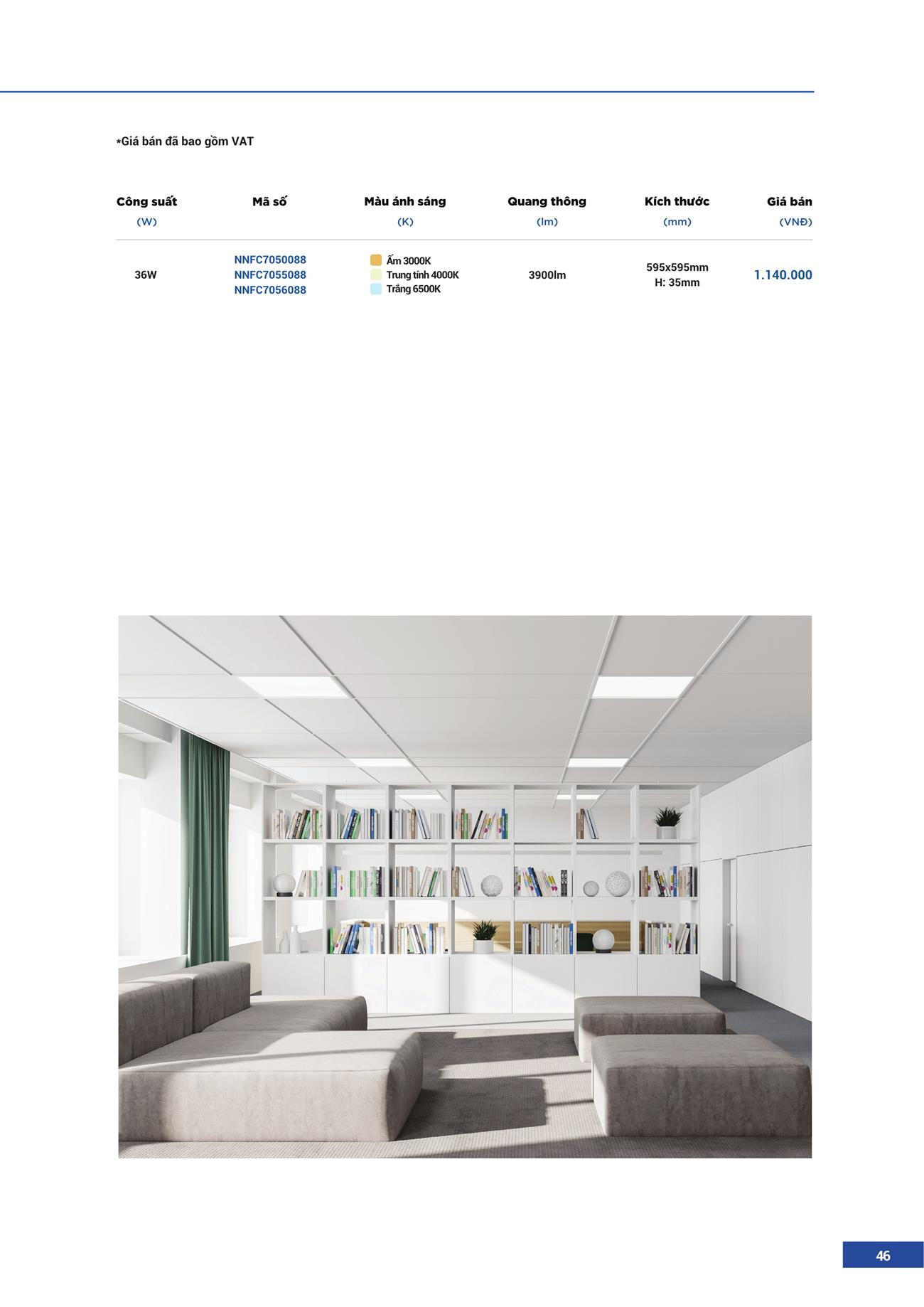 Catalogue Đèn LED Panasonic 2023 - Trang 47)