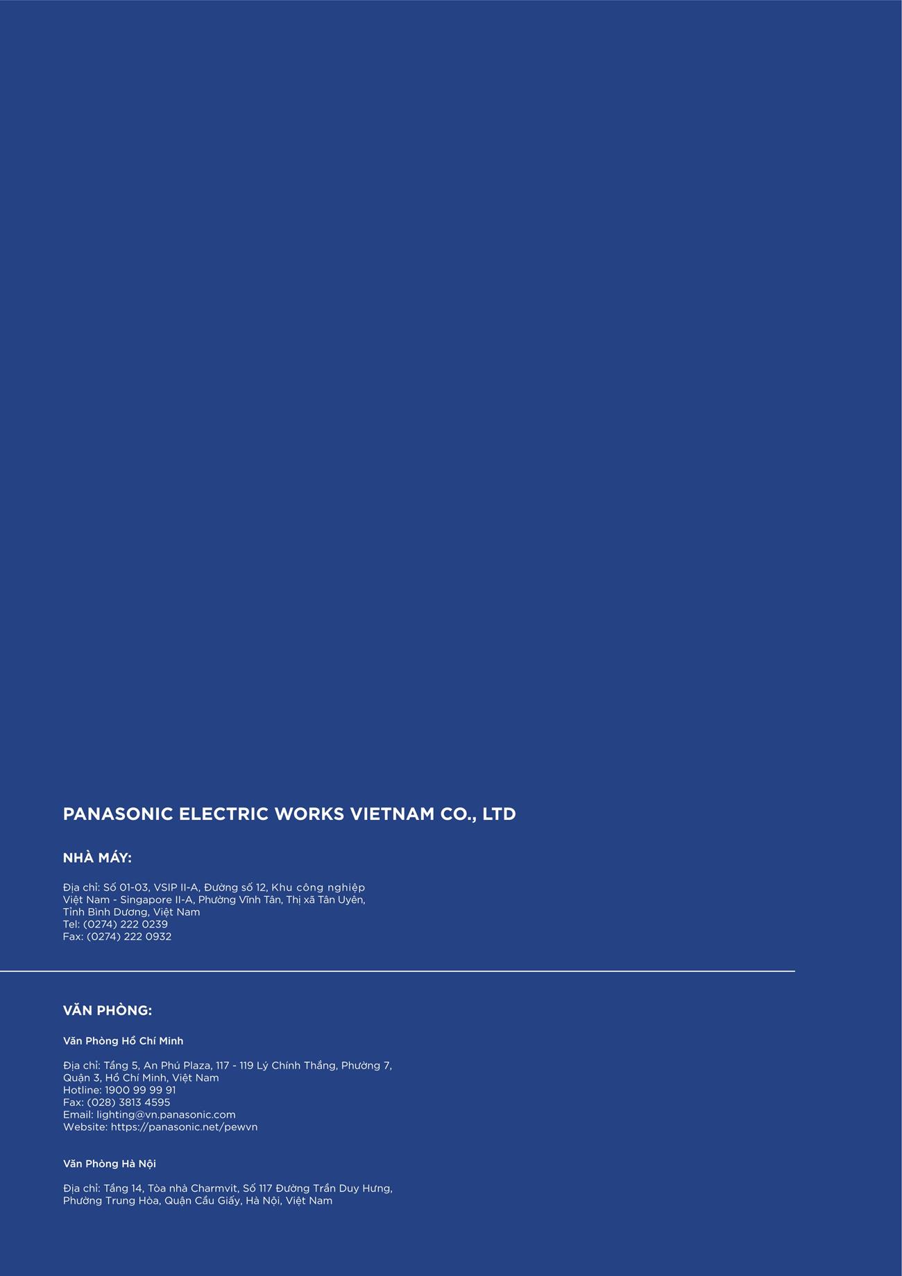 Catalogue Đèn LED Panasonic 2023 - Trang 94)