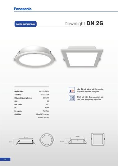 Catalogue Đèn LED Panasonic 2023 - Trang 18)