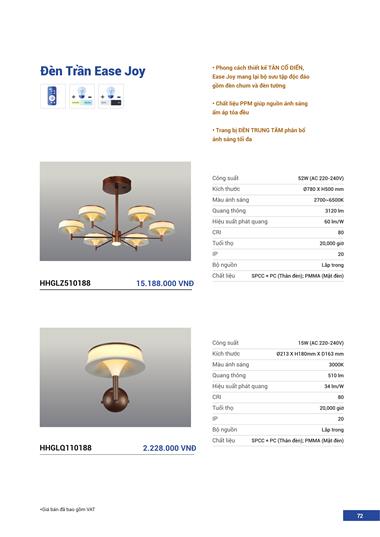 Catalogue Đèn LED Panasonic 2023 - Trang 73)