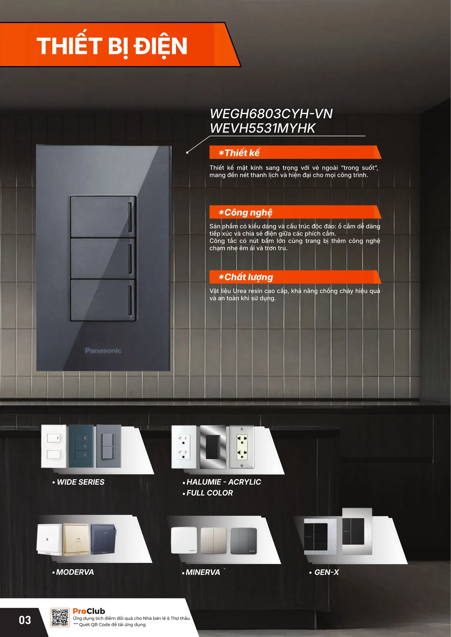 Catalogue Bảng giá Panasonic 2025 - Trang 7)