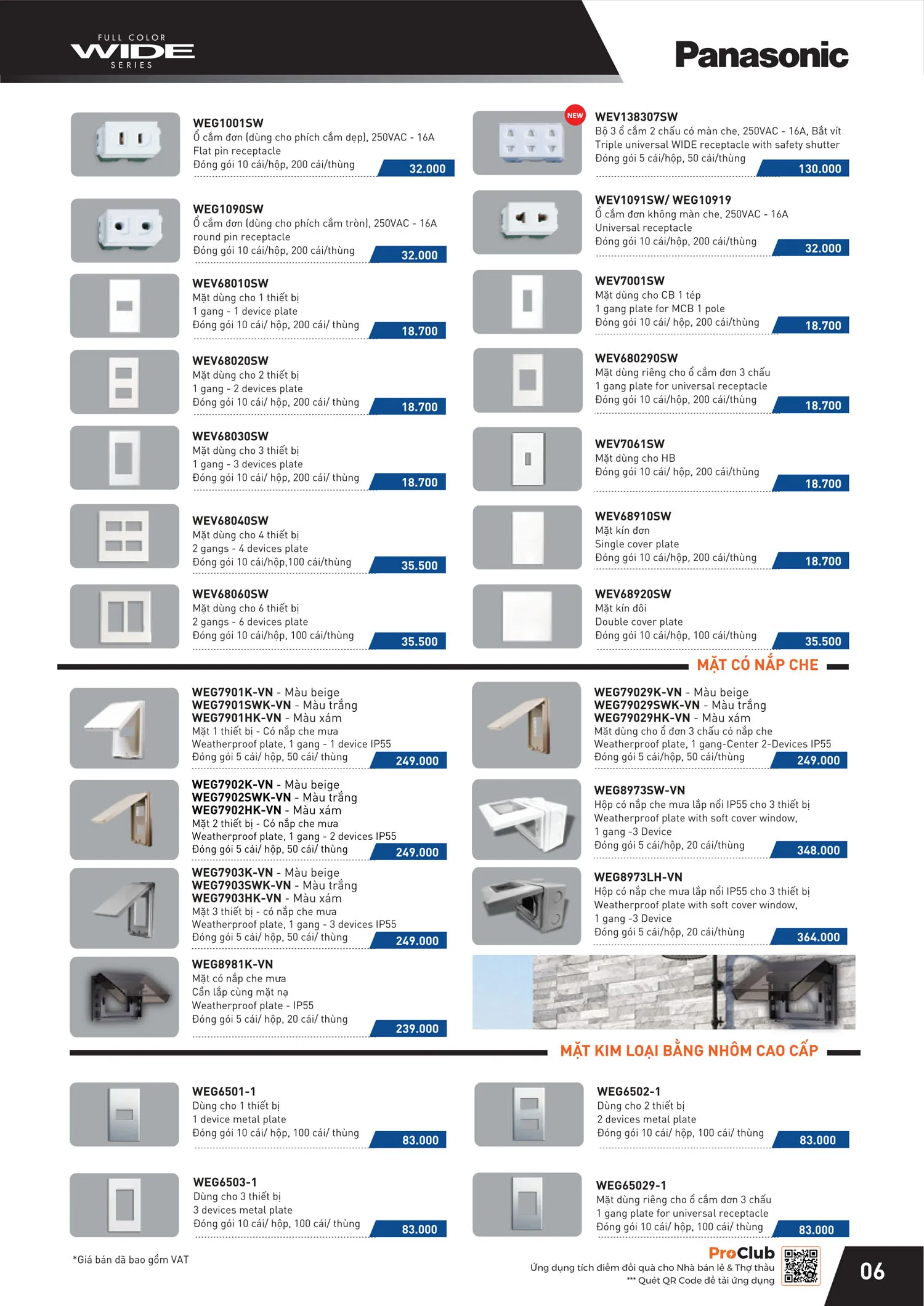 Catalogue Bảng giá Panasonic 2025 - Trang 13)