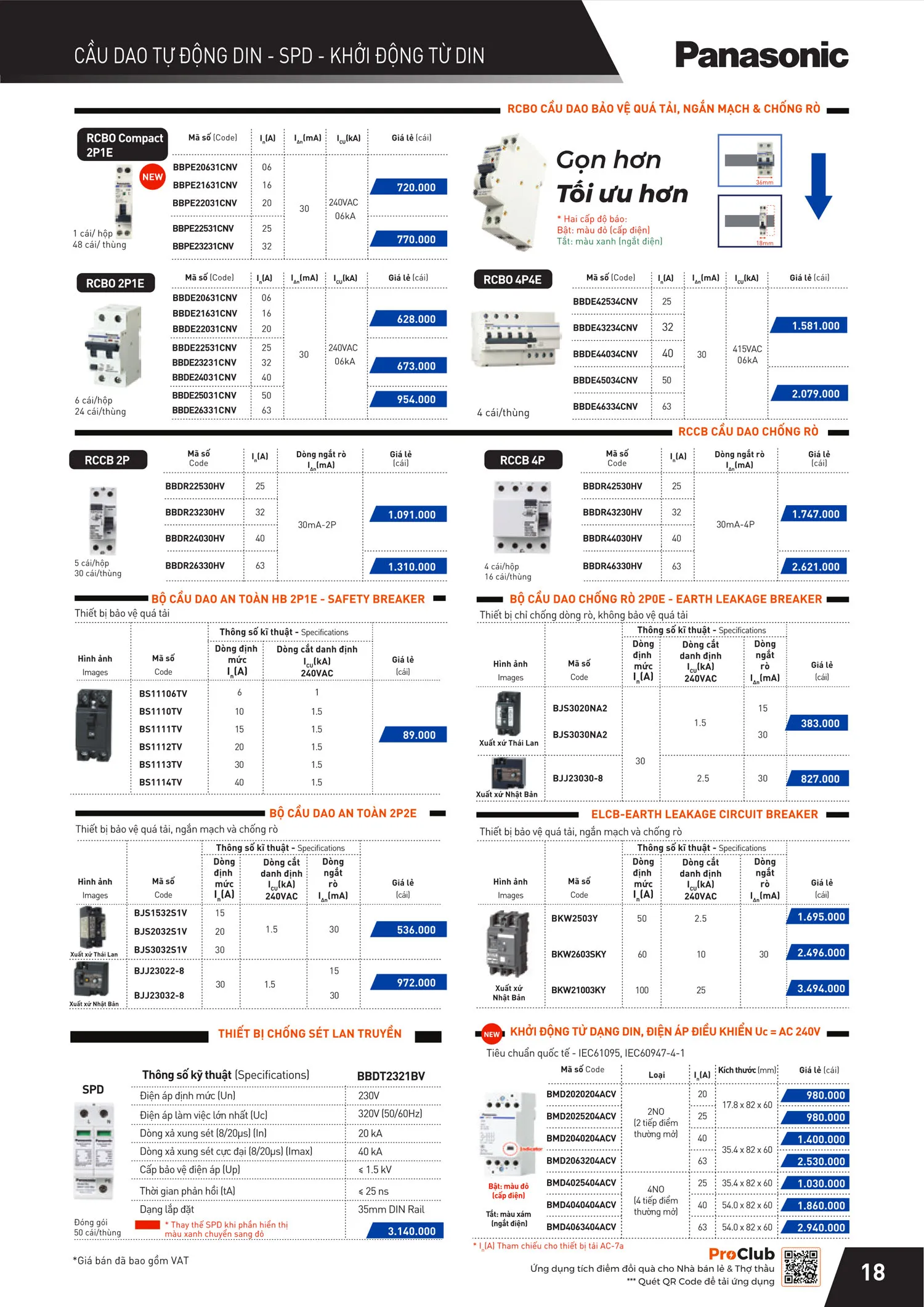 Catalogue Bảng giá Panasonic 2025 - Trang 37)