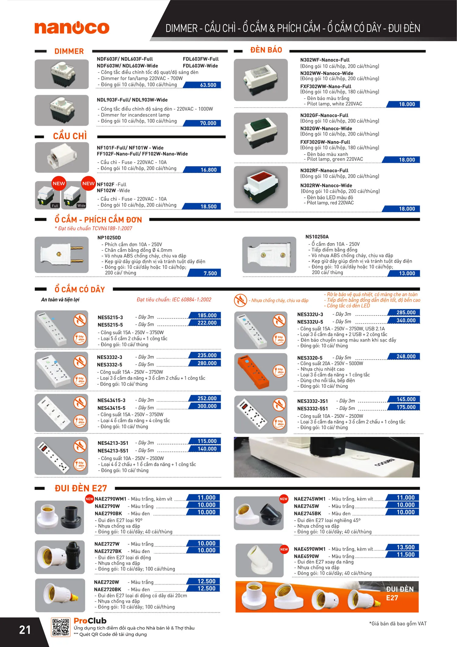 Catalogue Bảng giá Panasonic 2025 - Trang 43)
