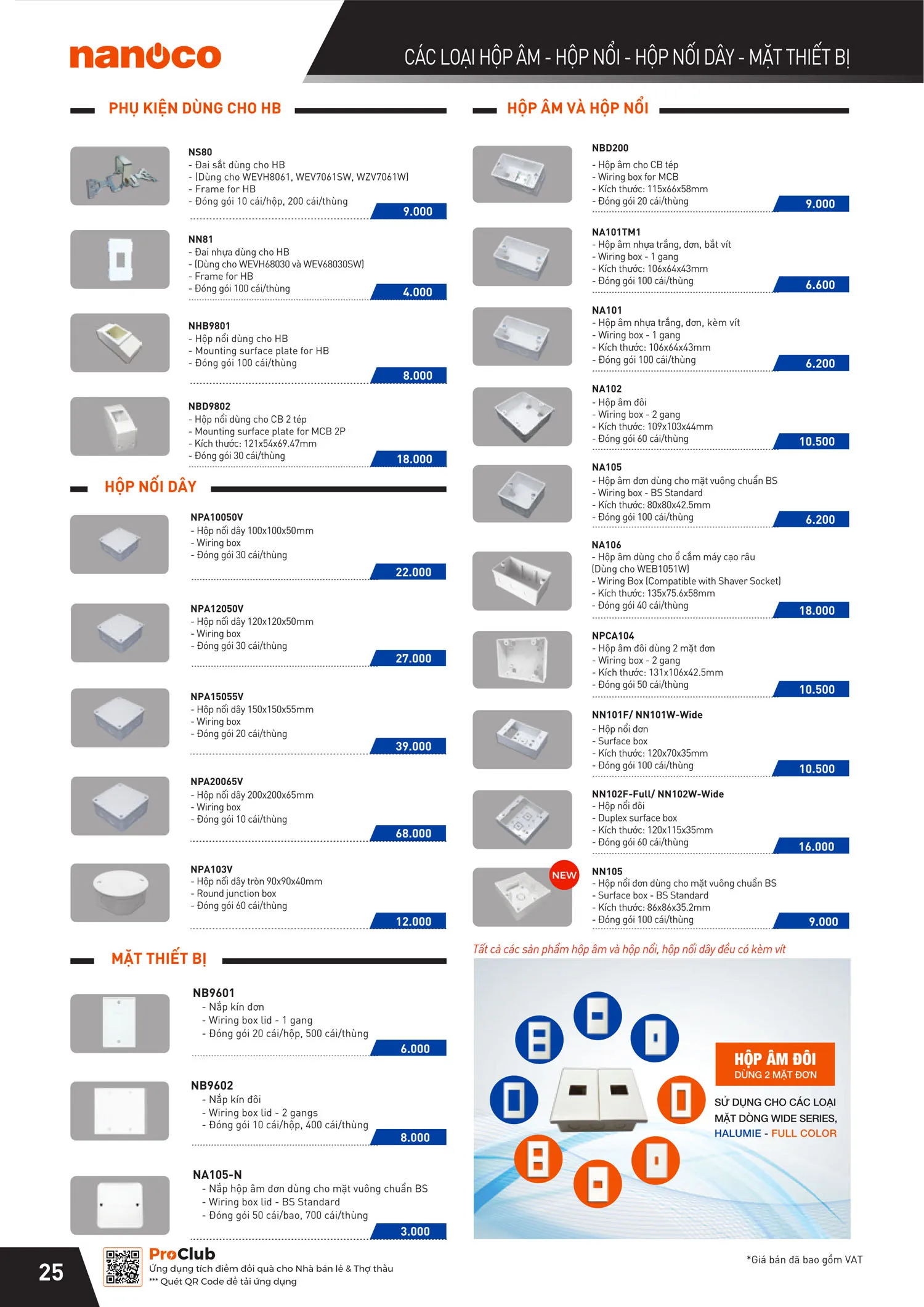 Catalogue Bảng giá Panasonic 2025 - Trang 51)
