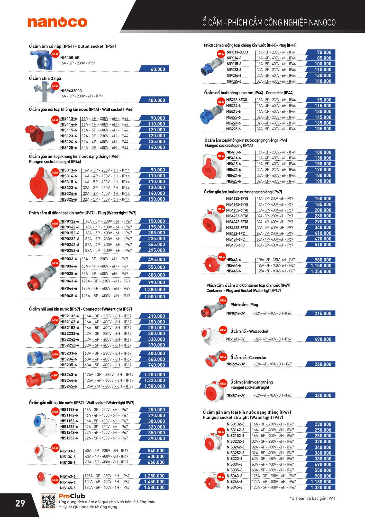 Catalogue Bảng giá Panasonic 2025 - Trang 59)