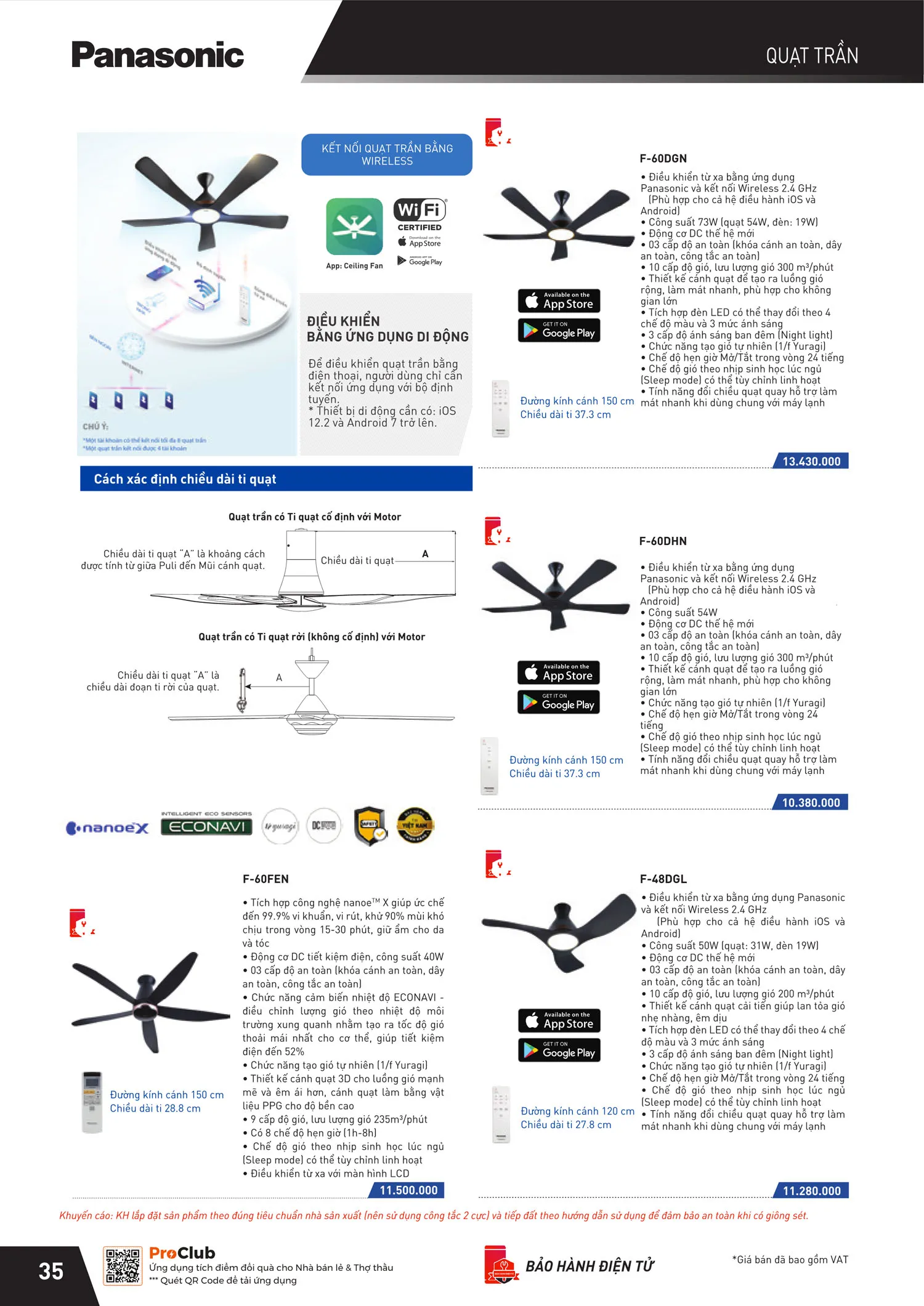 Catalogue Bảng giá Panasonic 2025 - Trang 71)