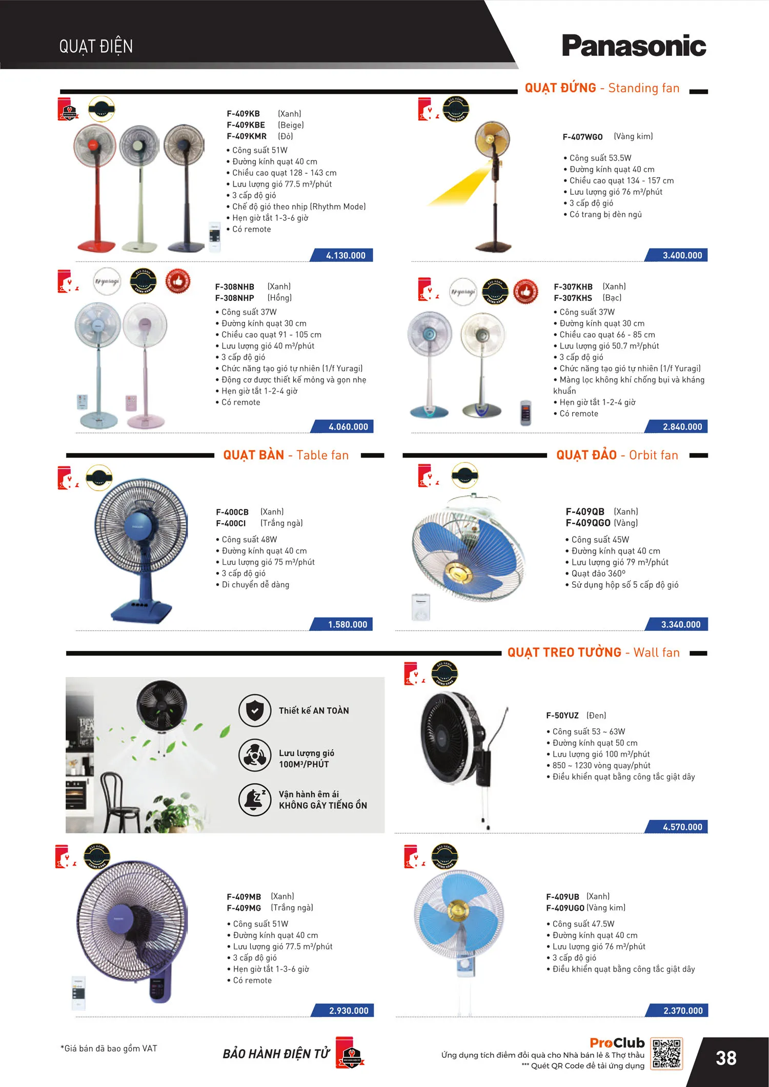 Catalogue Bảng giá Panasonic 2025 - Trang 77)