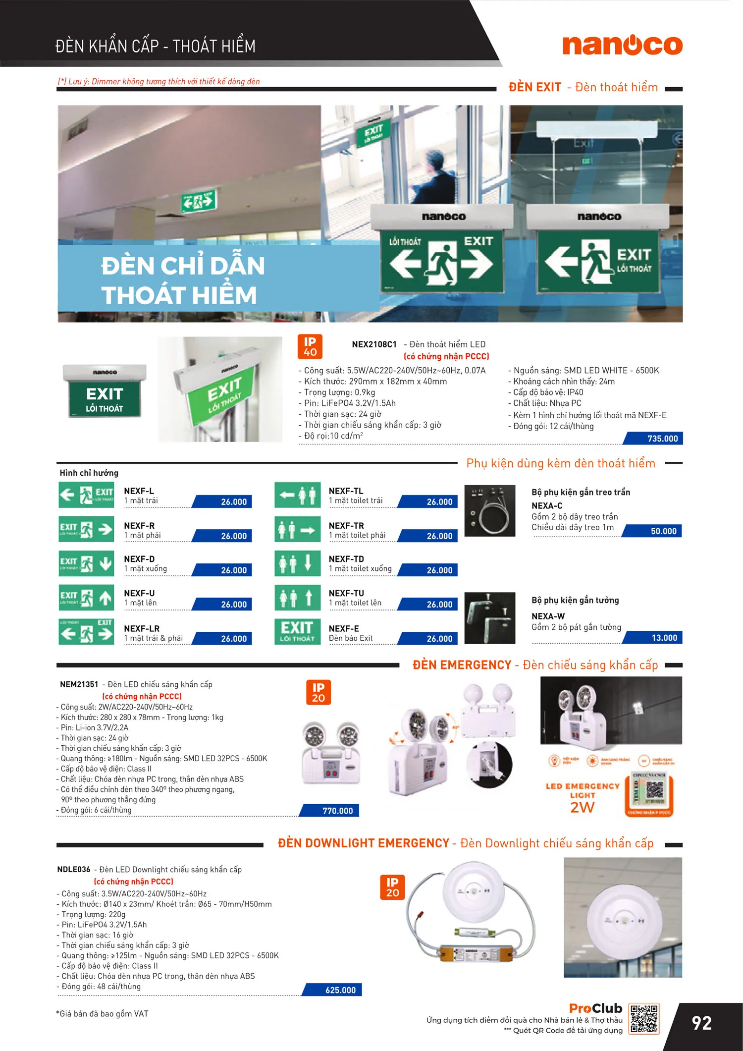 Catalogue Bảng giá Panasonic 2025 - Trang 180)