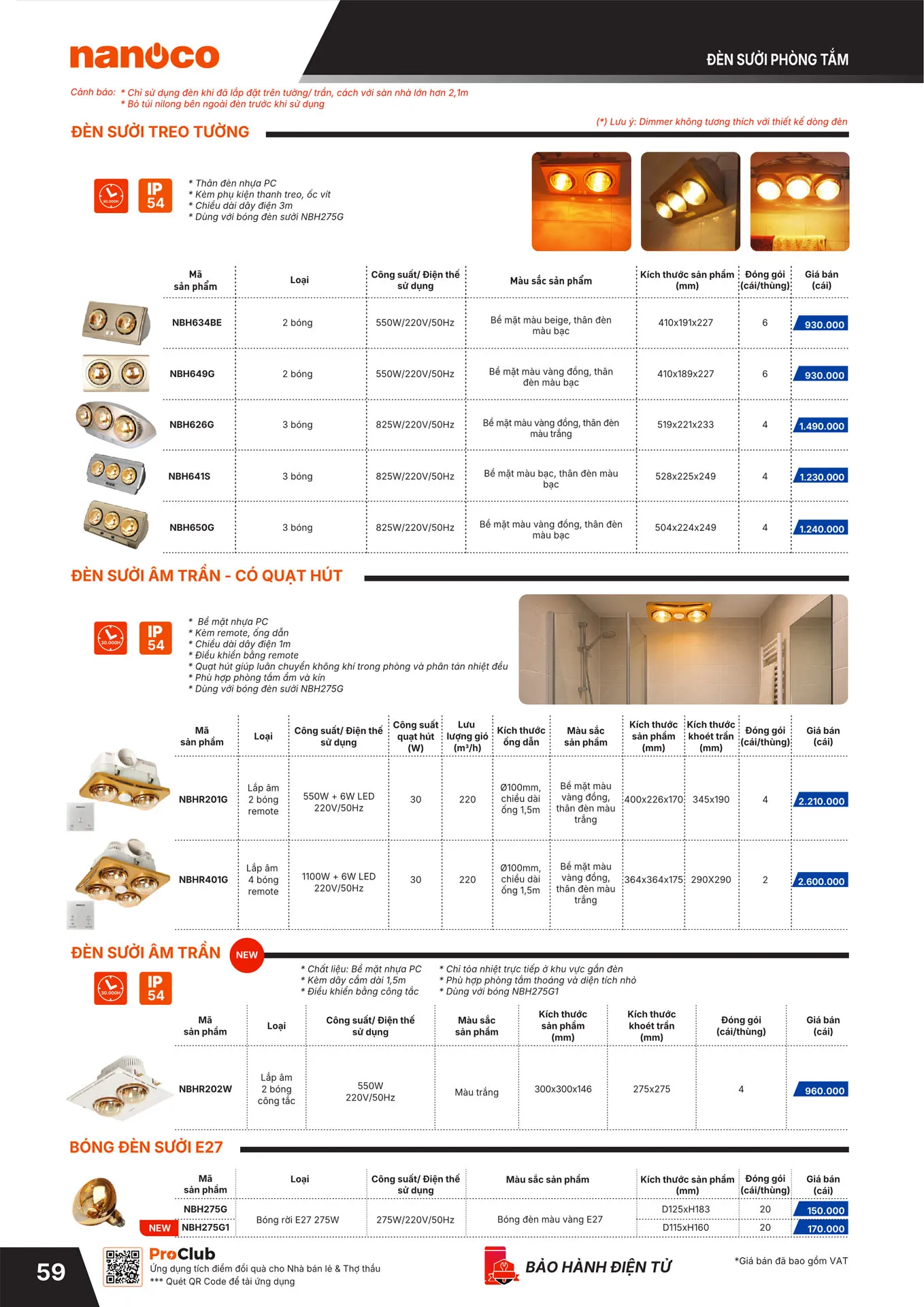 Bảng Giá NANOCO 2026 - Trang 60)