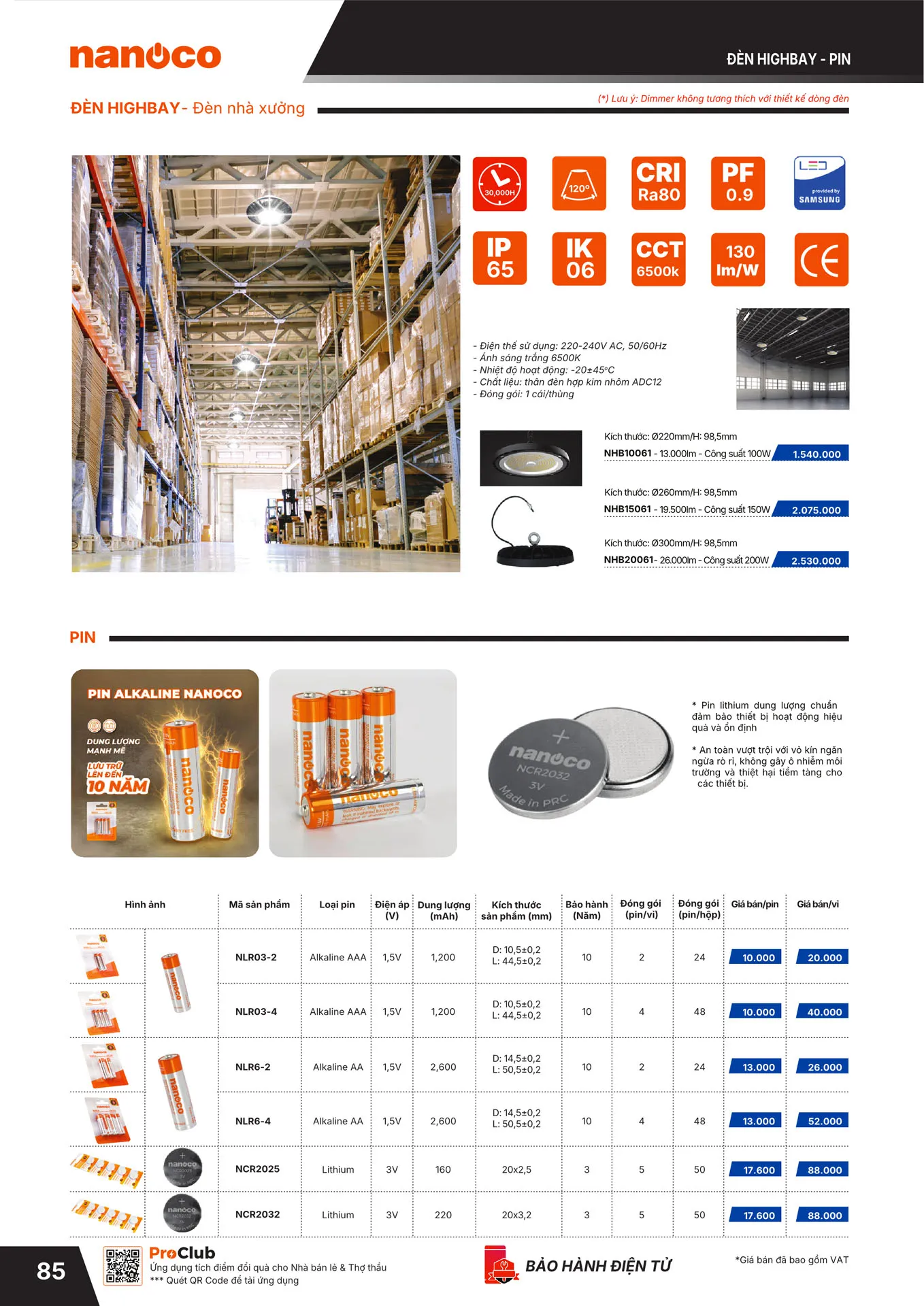 Bảng Giá NANOCO 2026 - Trang 86)
