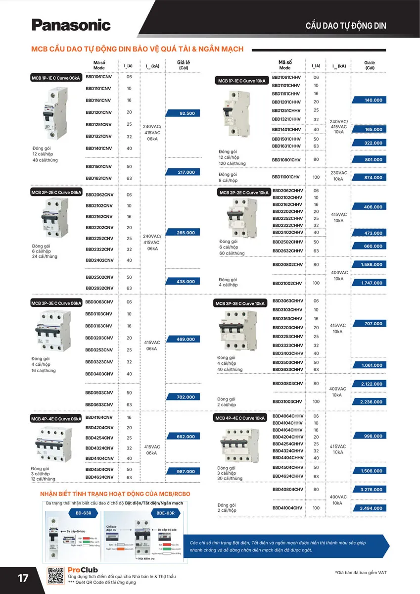 Catalogue Bảng giá Panasonic 2026 - Trang 18)
