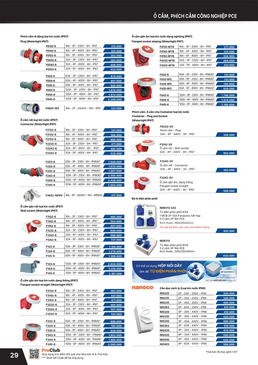 Catalogue Bảng giá Panasonic 2026 - Trang 30)