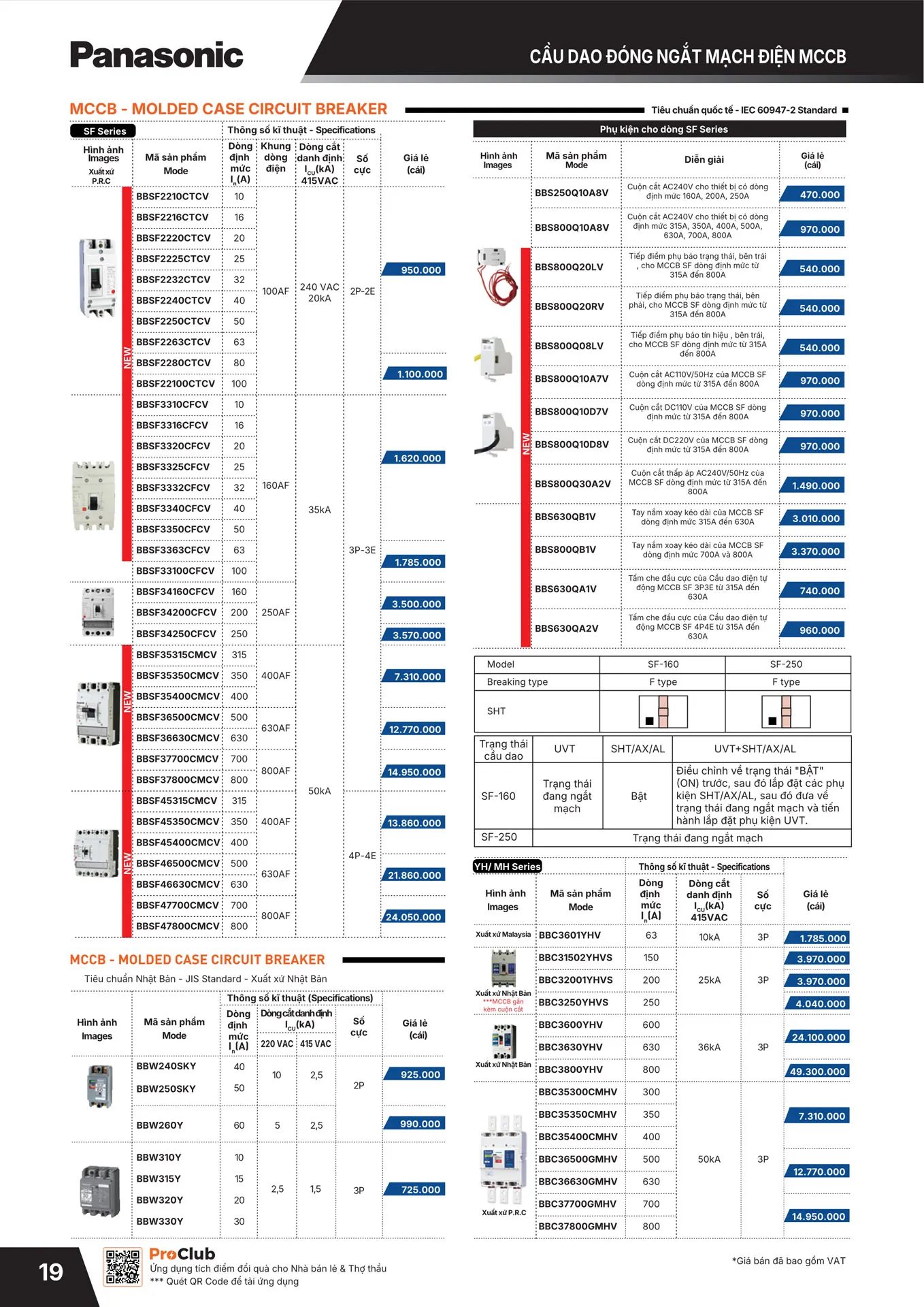 Bảng Giá Panasonic 2026 - Trang 20)