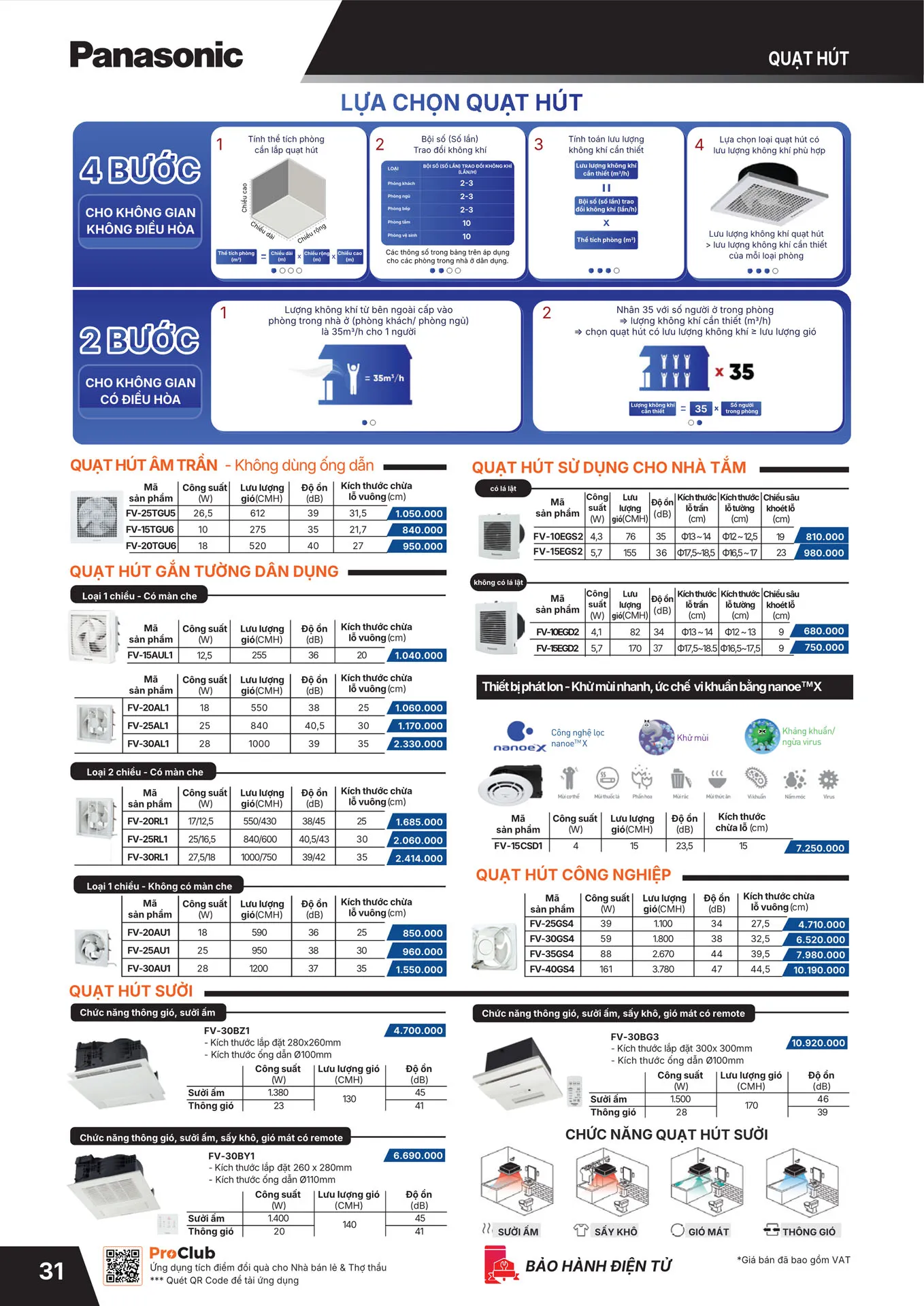 Bảng Giá Panasonic 2026 - Trang 32)