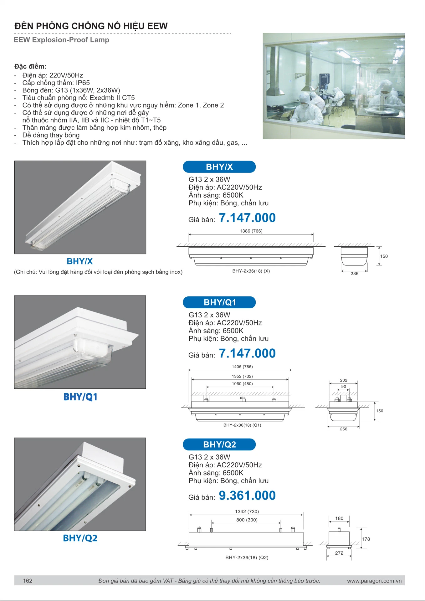 Catalogue Bảng Giá Đèn Led PARAGON 2026 - Trang 163