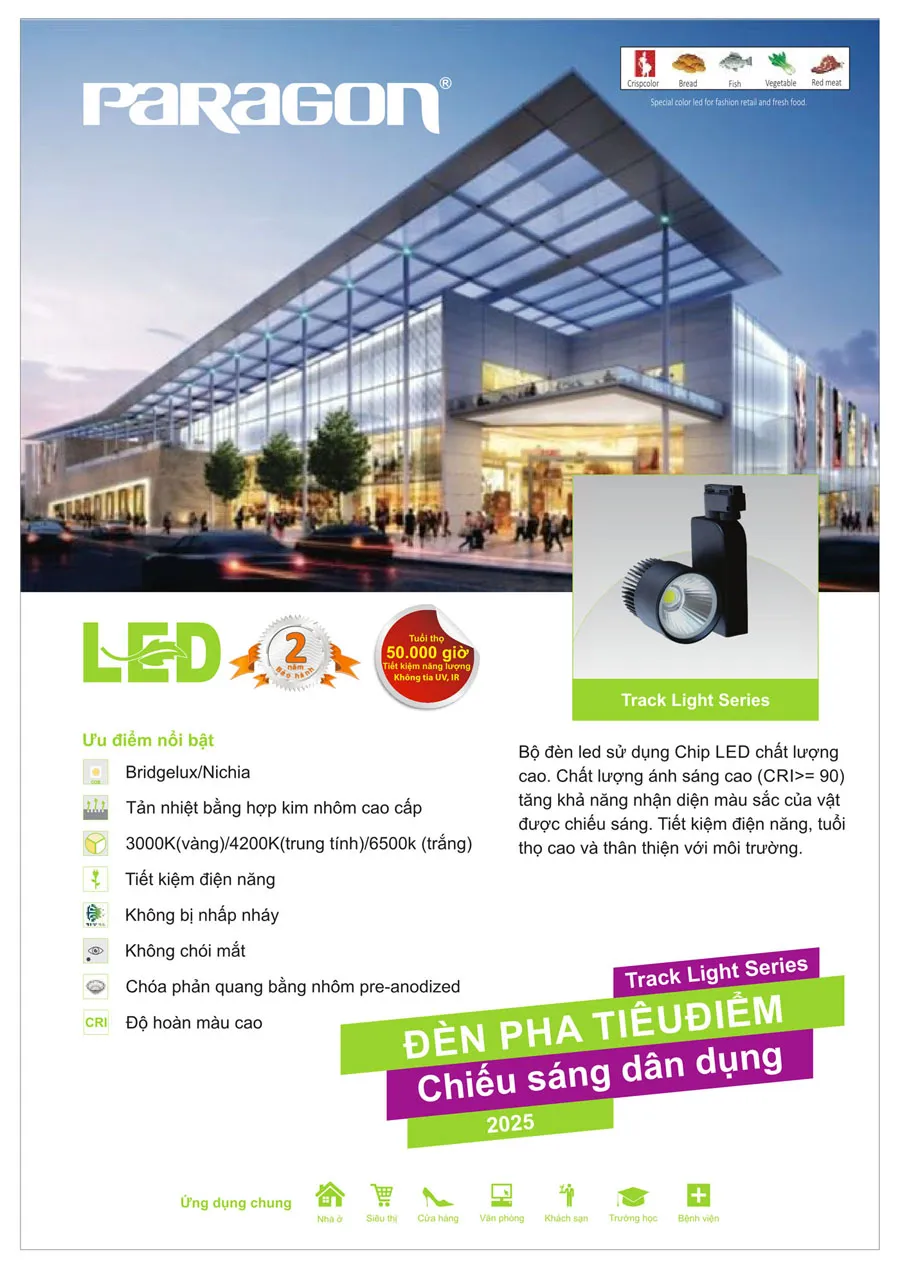 Bảng Giá Đèn Paragon Dân Dụng 2026 - Trang 17)