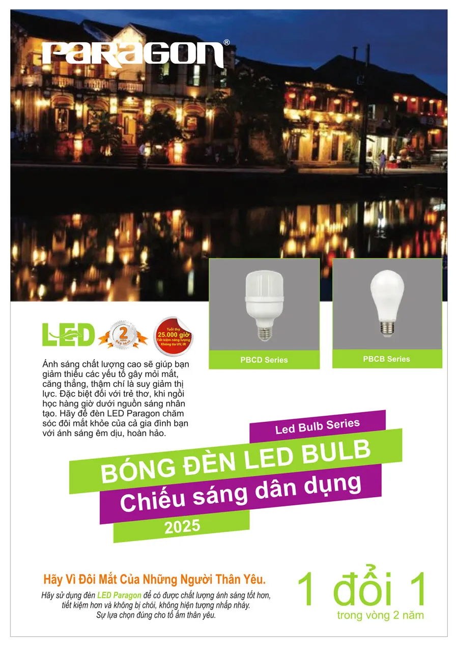 Bảng Giá Đèn Paragon Dân Dụng 2026 - Trang 35)