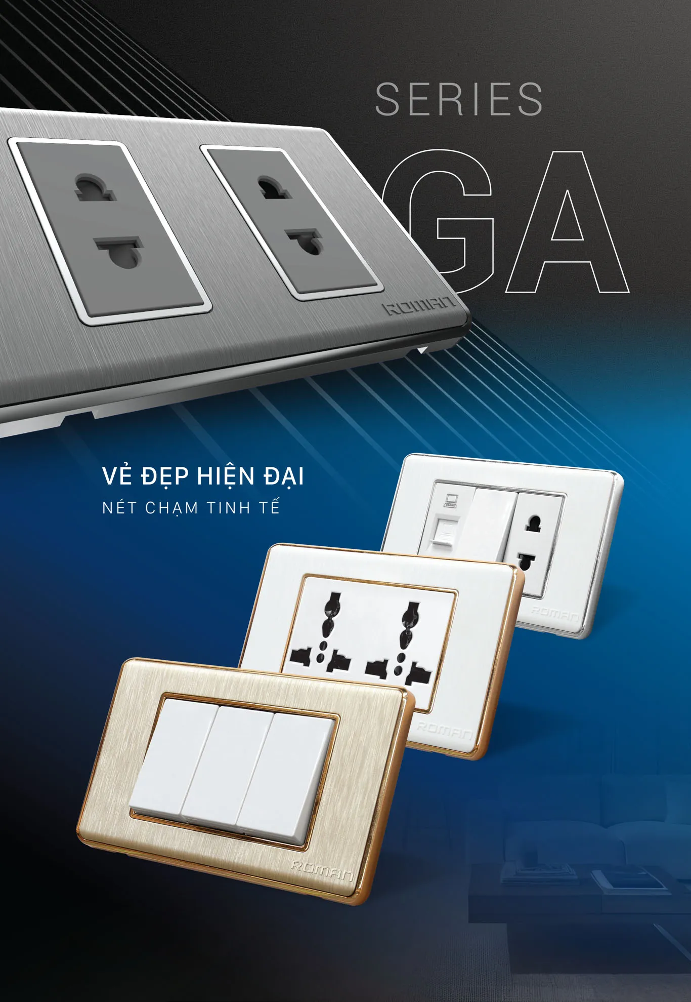 Catalogue Thiết Bị Điện ROMAN 2025 - Trang 3)