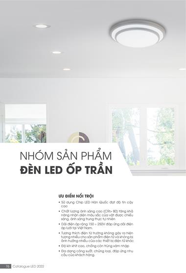 Catalogue đèn LED Rạng Đông T05/2022 - Trang 76)