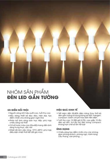 Catalogue đèn LED Rạng Đông T05/2022 - Trang 100)