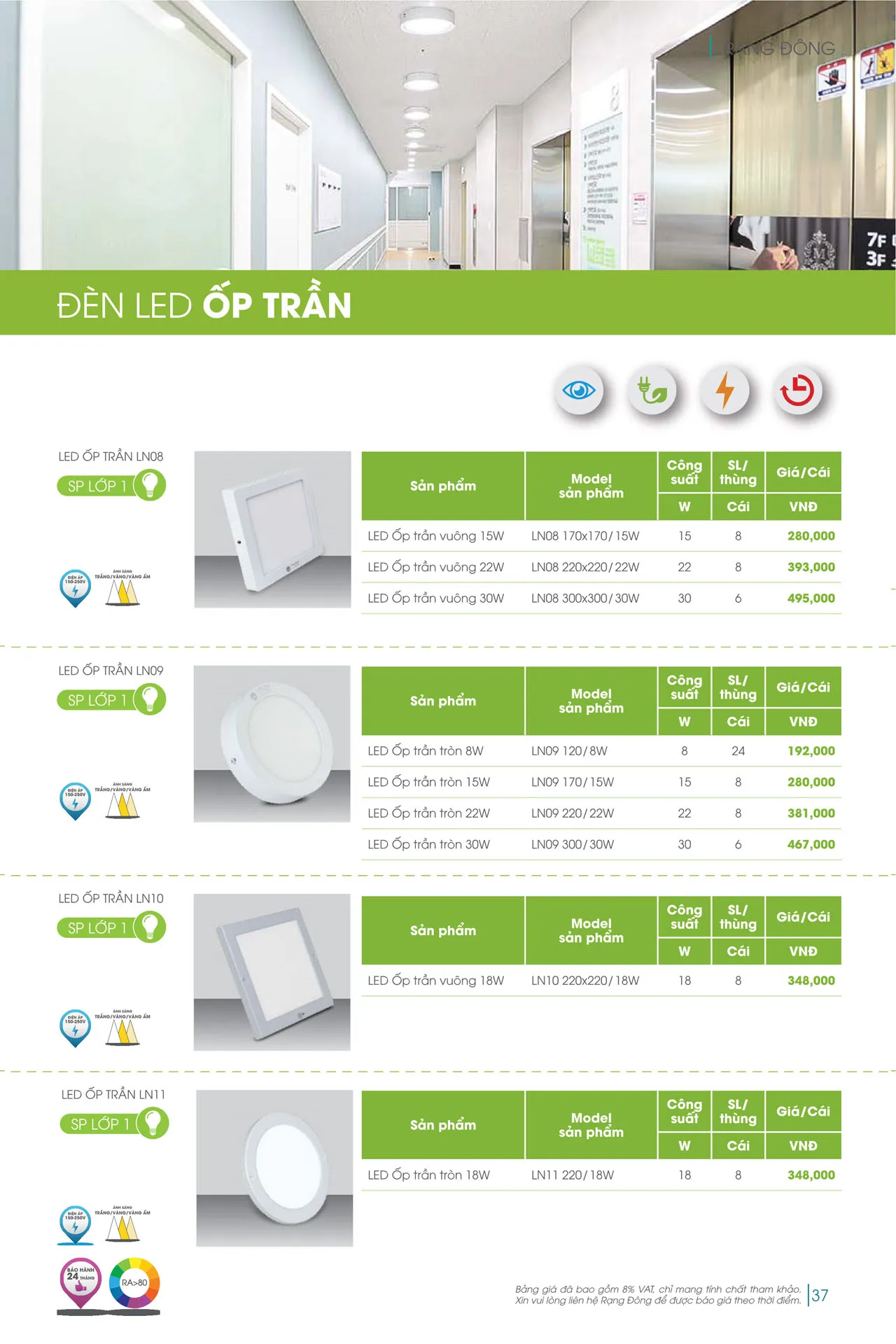 Catalogue đèn LED Rạng Đông 2026 - Trang 37)