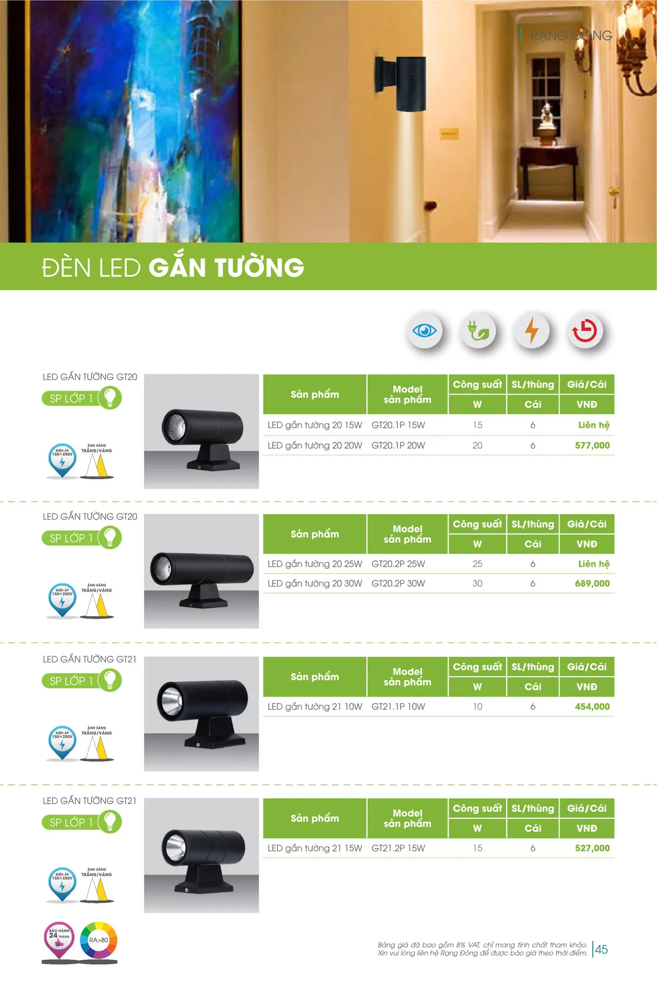 Catalogue đèn LED Rạng Đông 2026 - Trang 45)