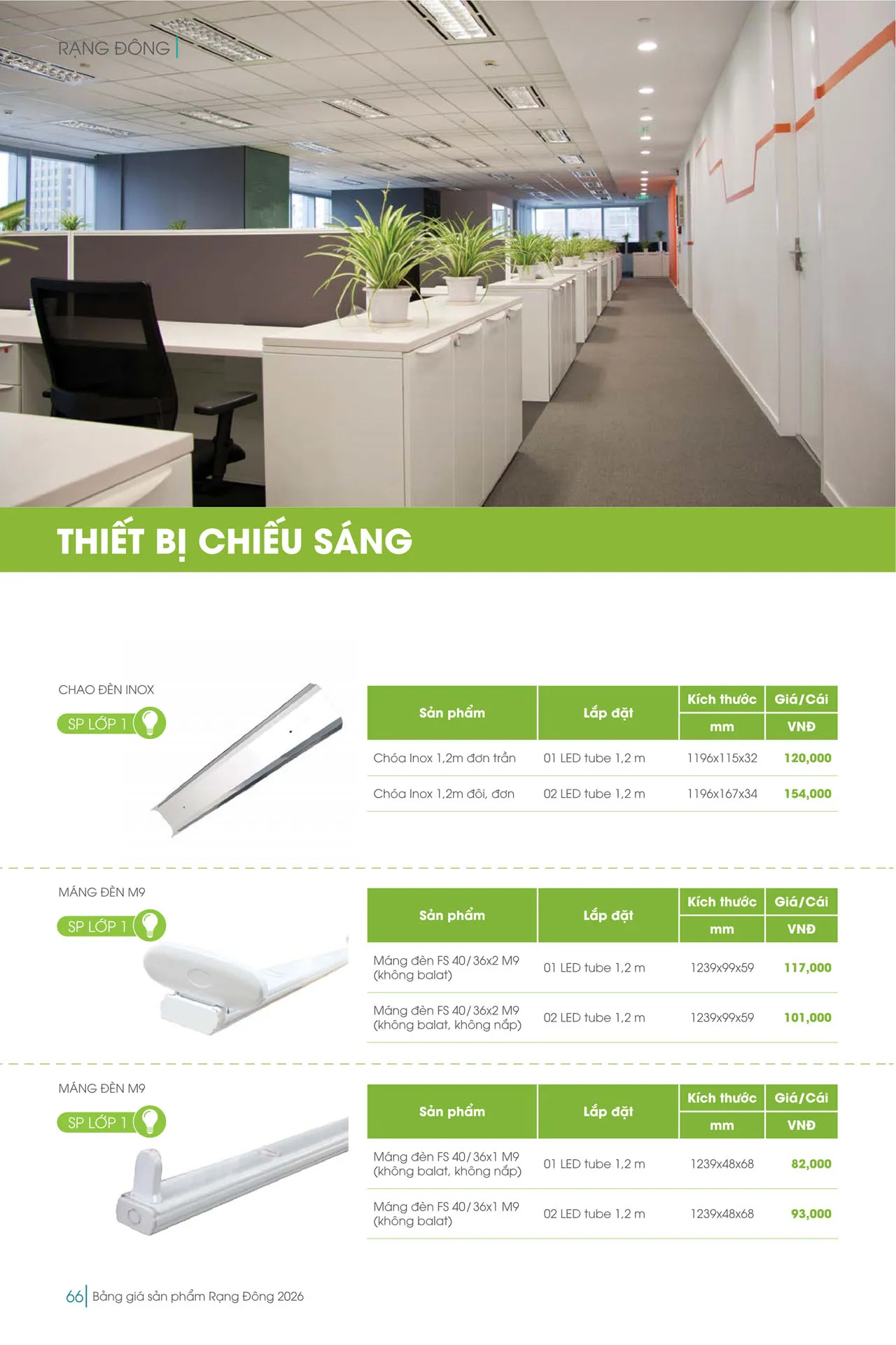 Catalogue đèn LED Rạng Đông 2026 - Trang 66)