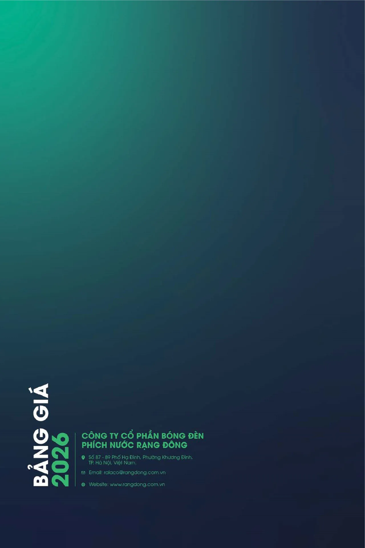 Catalogue đèn LED Rạng Đông 2026 - Trang 84)