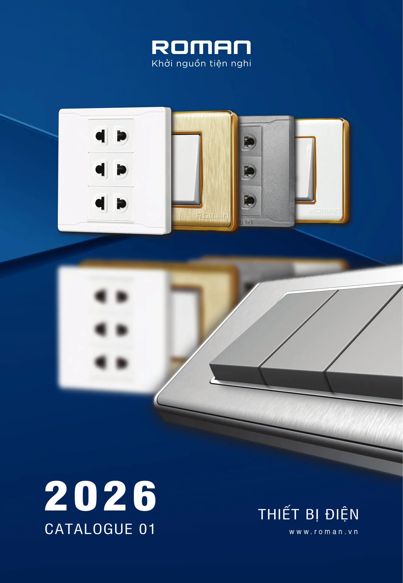 Catalogue Thiết Bị Điện ROMAN 2026 - Trang 32)