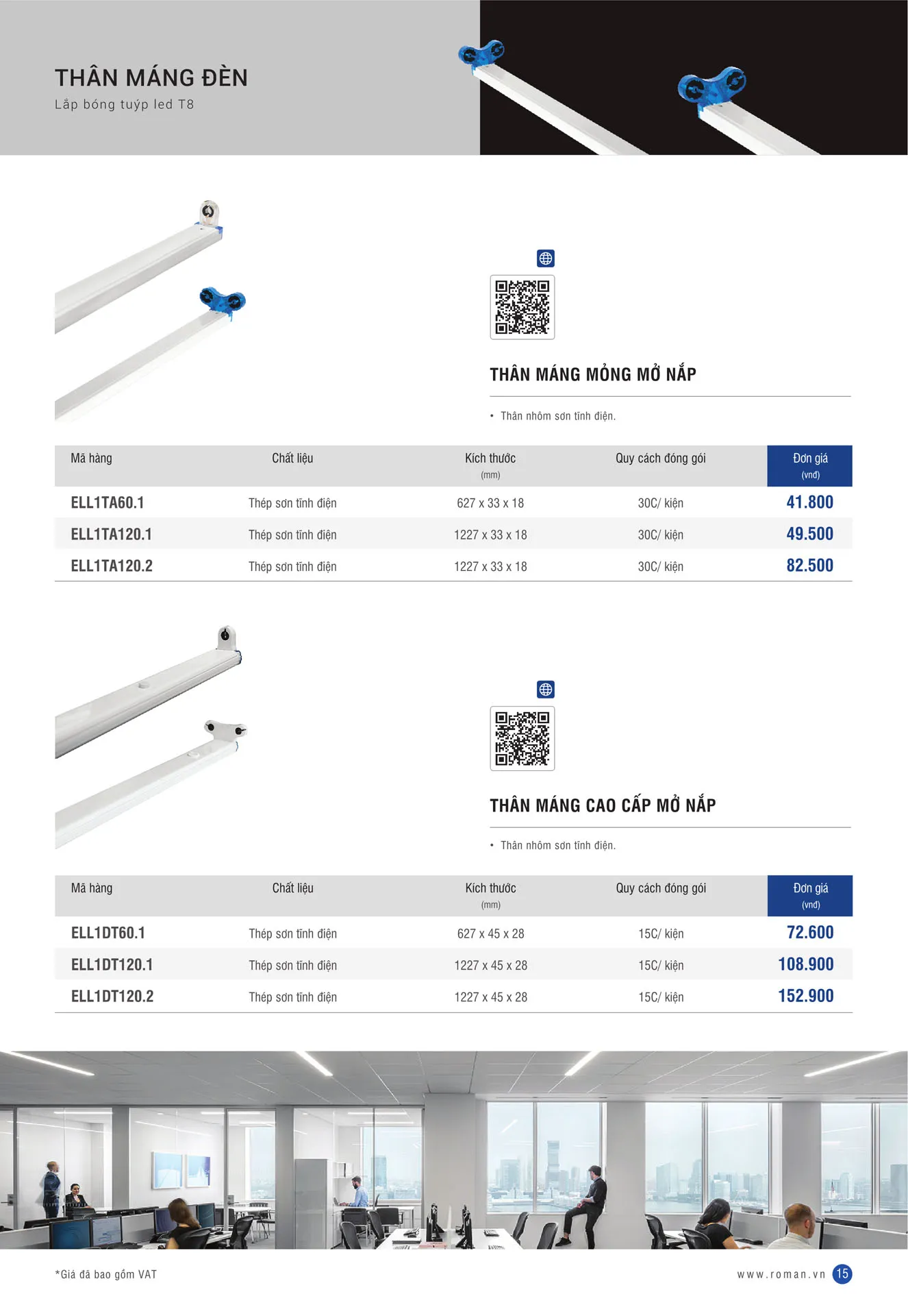 Bảng Giá Đèn LED ROMAN 2025 - Trang 15)