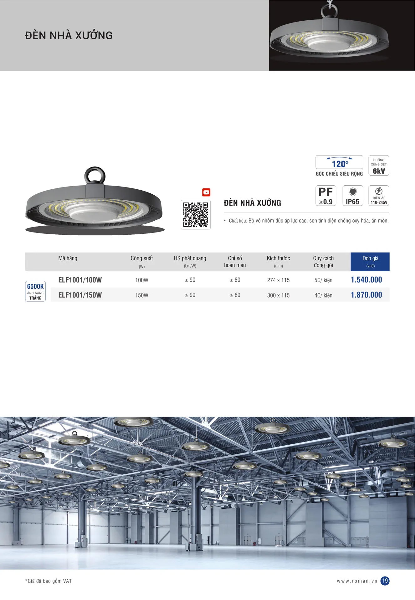 Bảng Giá Đèn LED ROMAN 2025 - Trang 19)