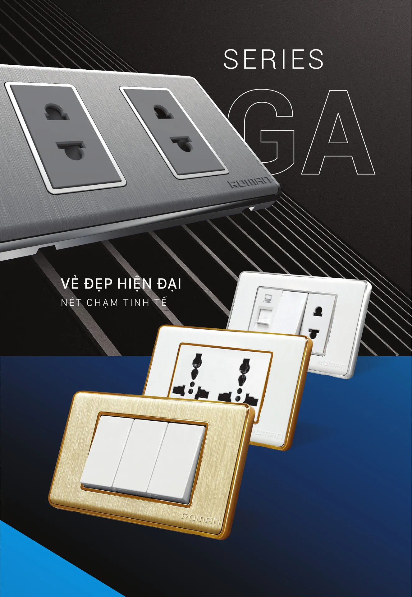 Catalogue Thiết Bị Điện ROMAN 2025 - Trang 3)