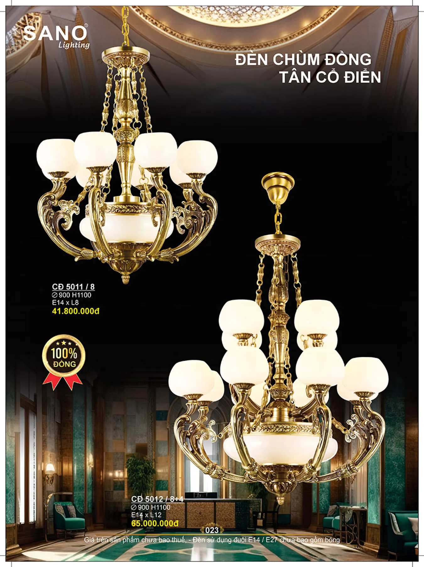 Catalogue ĐÈN SANO 2025 - Trang 24)