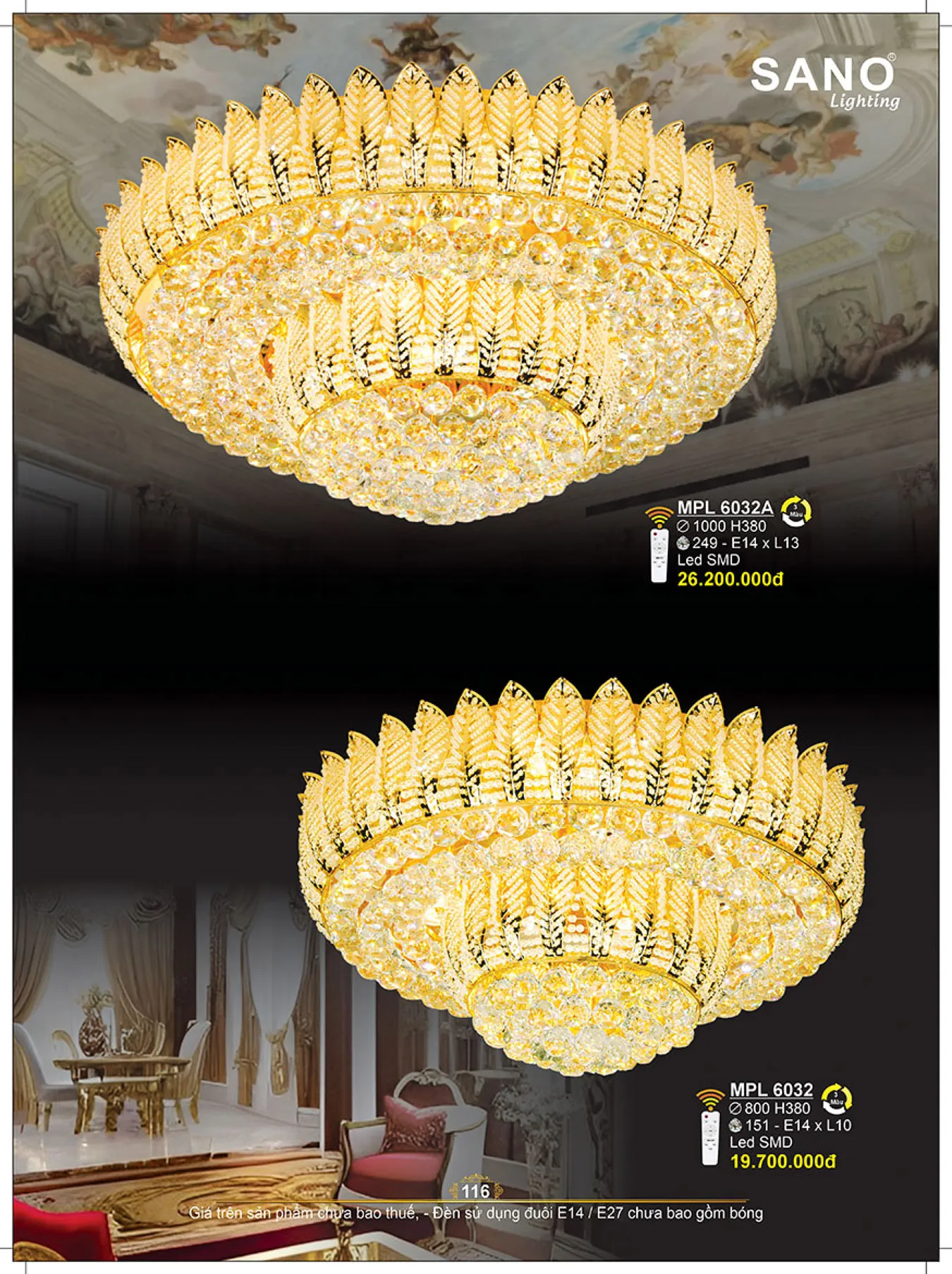 Catalogue ĐÈN SANO 2025 - Trang 117)