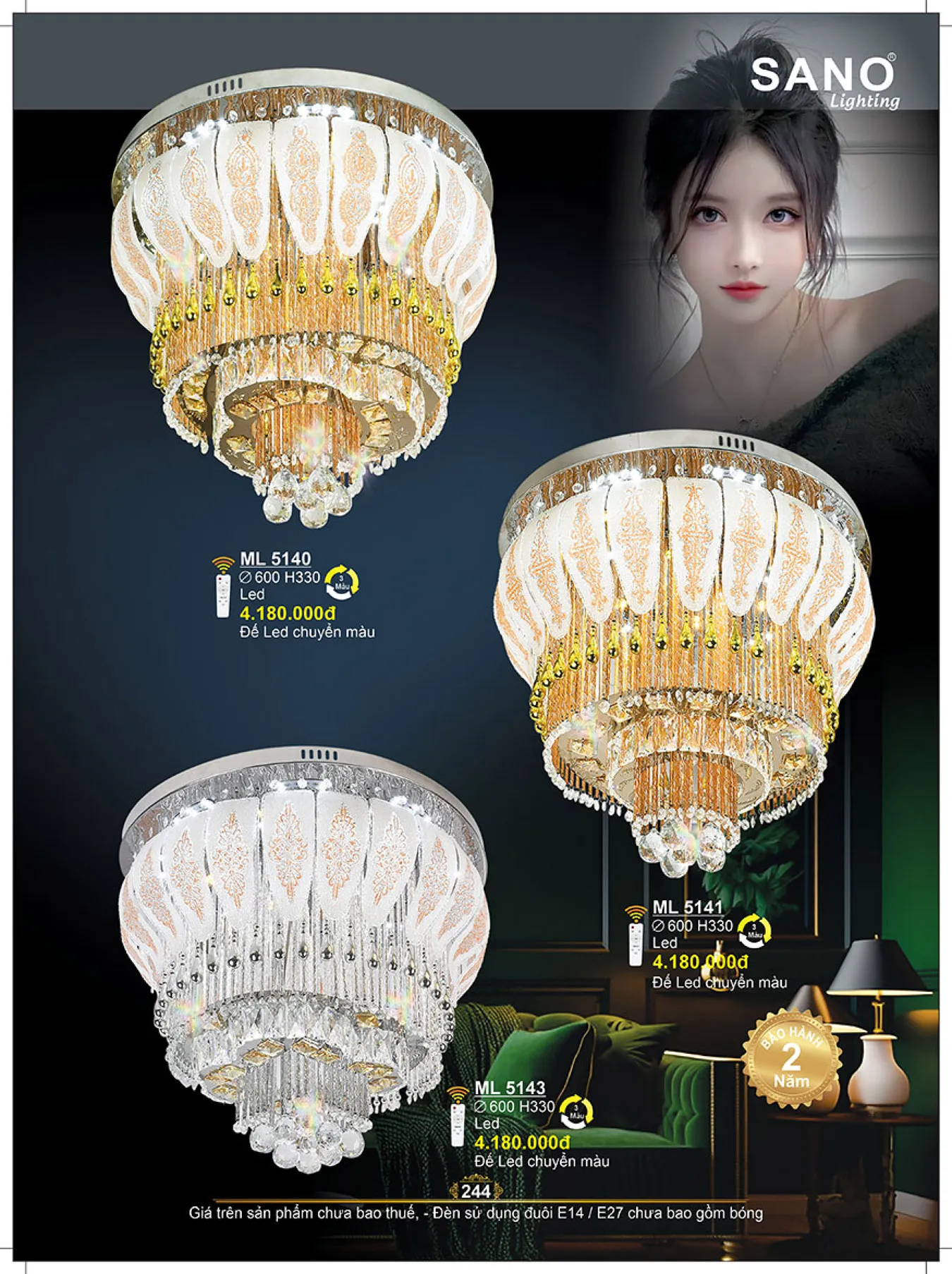 Catalogue ĐÈN SANO 2025 - Trang 245)
