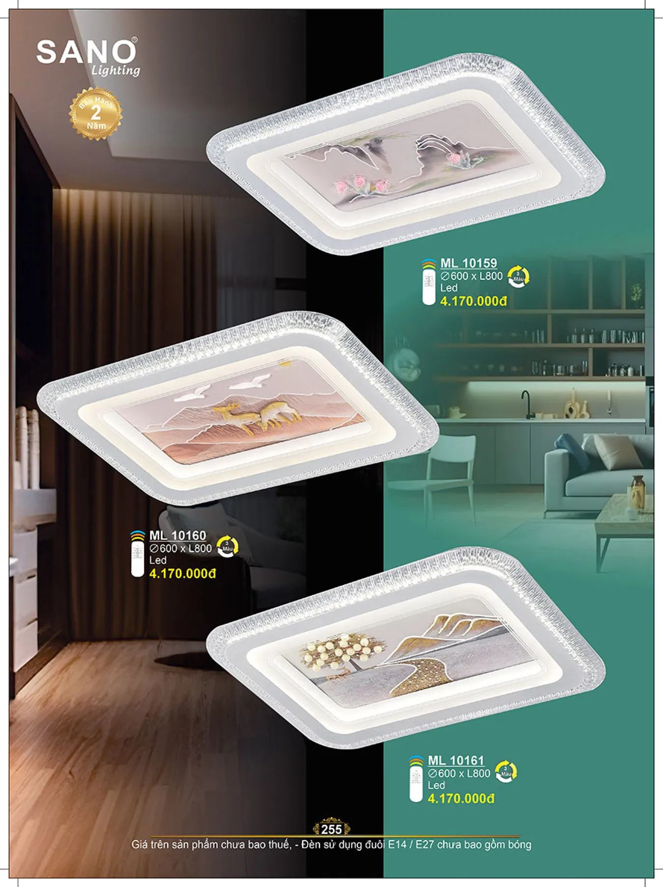 Catalogue ĐÈN SANO 2025 - Trang 256)