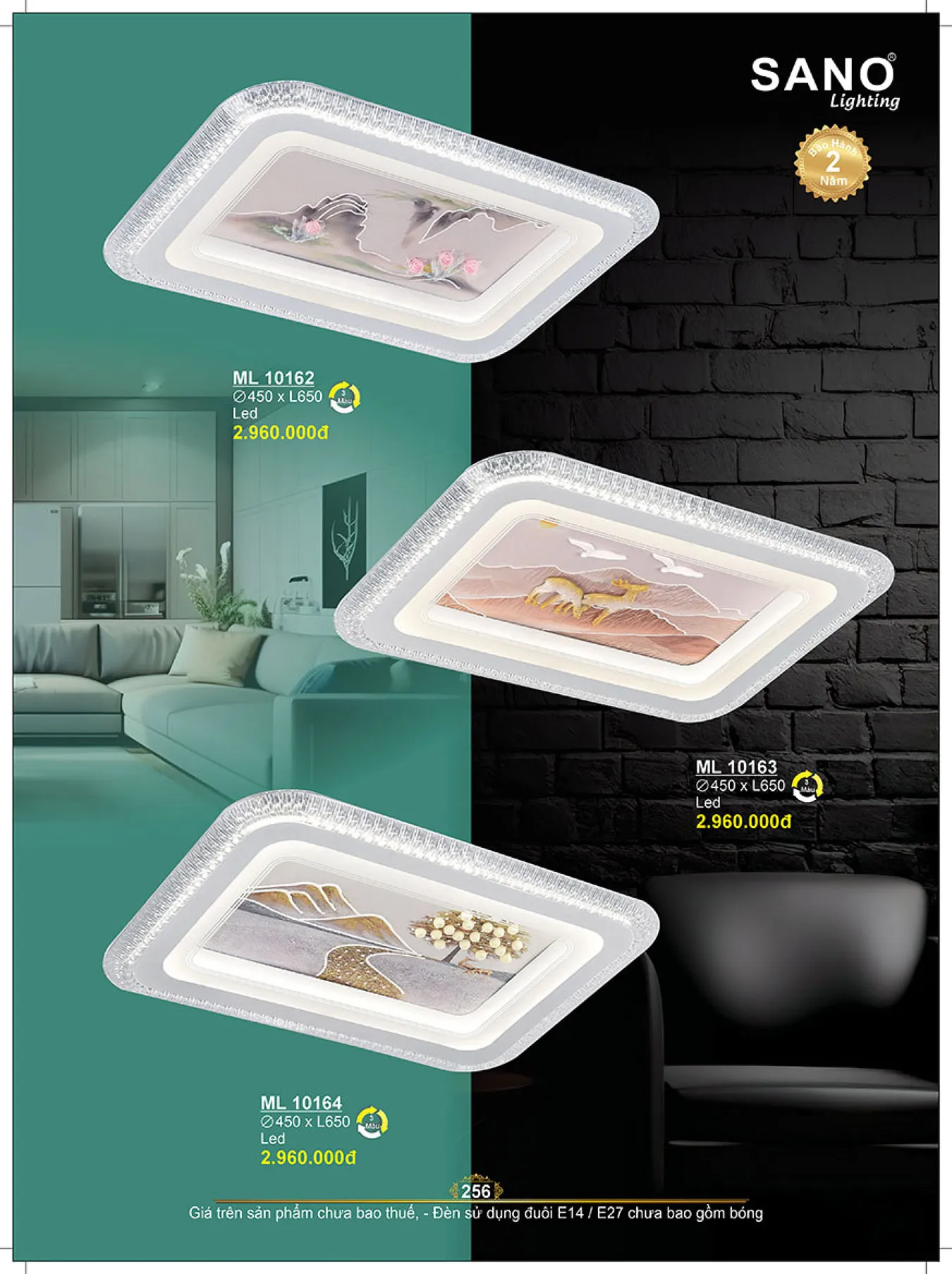 Catalogue ĐÈN SANO 2025 - Trang 257)