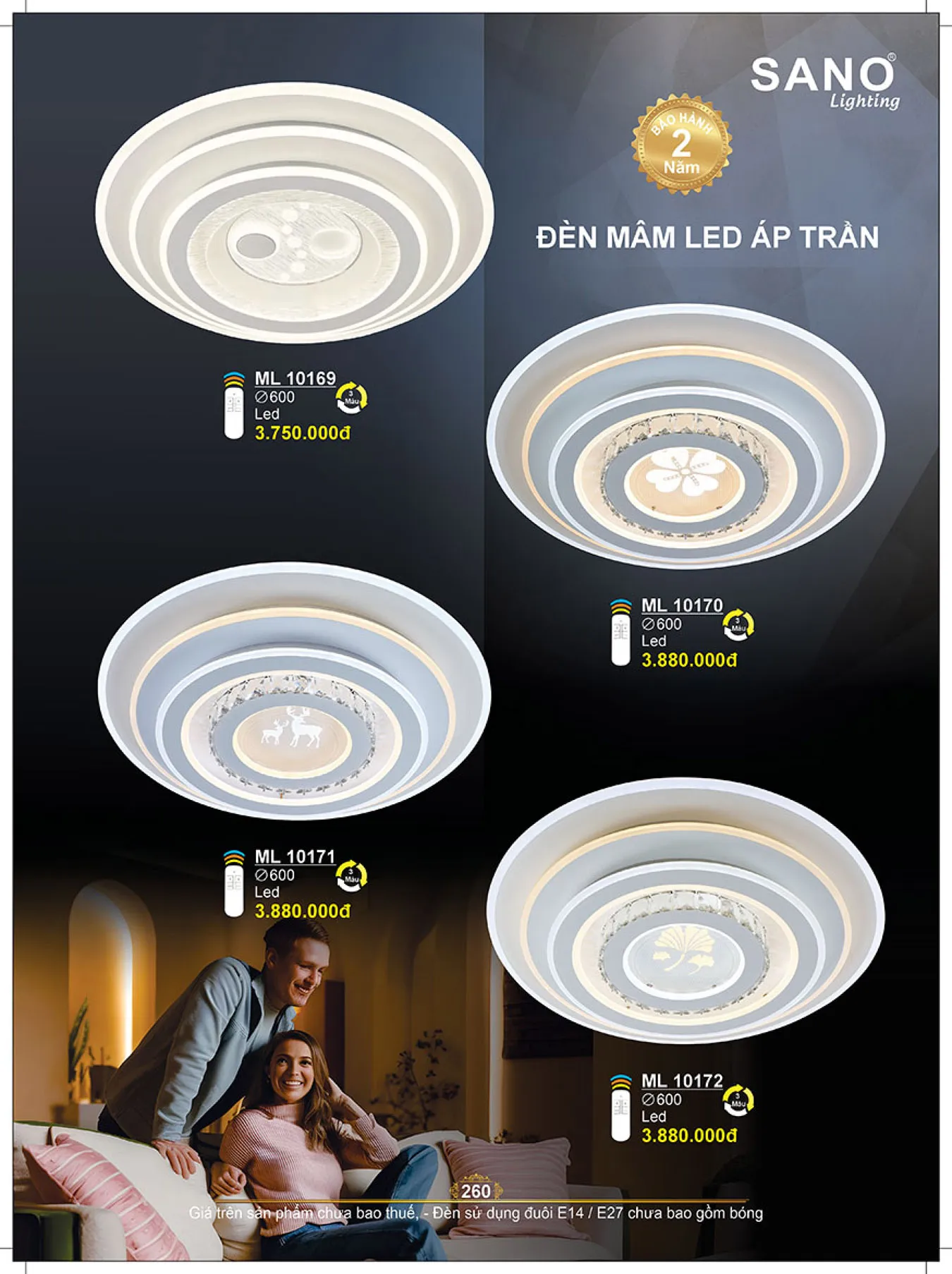 Catalogue ĐÈN SANO 2025 - Trang 261)