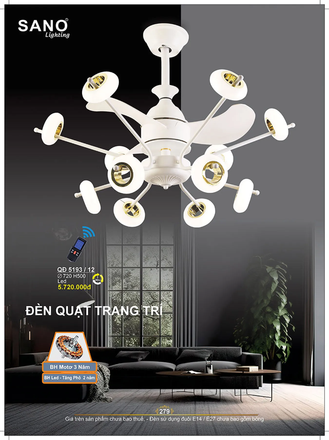 Catalogue ĐÈN SANO 2025 - Trang 280)