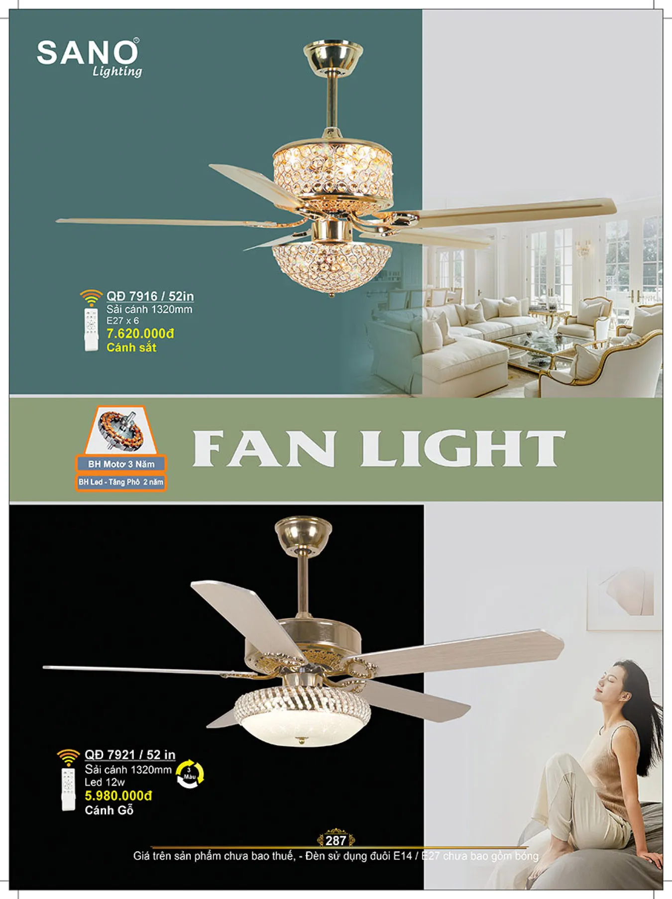 Catalogue ĐÈN SANO 2025 - Trang 288)