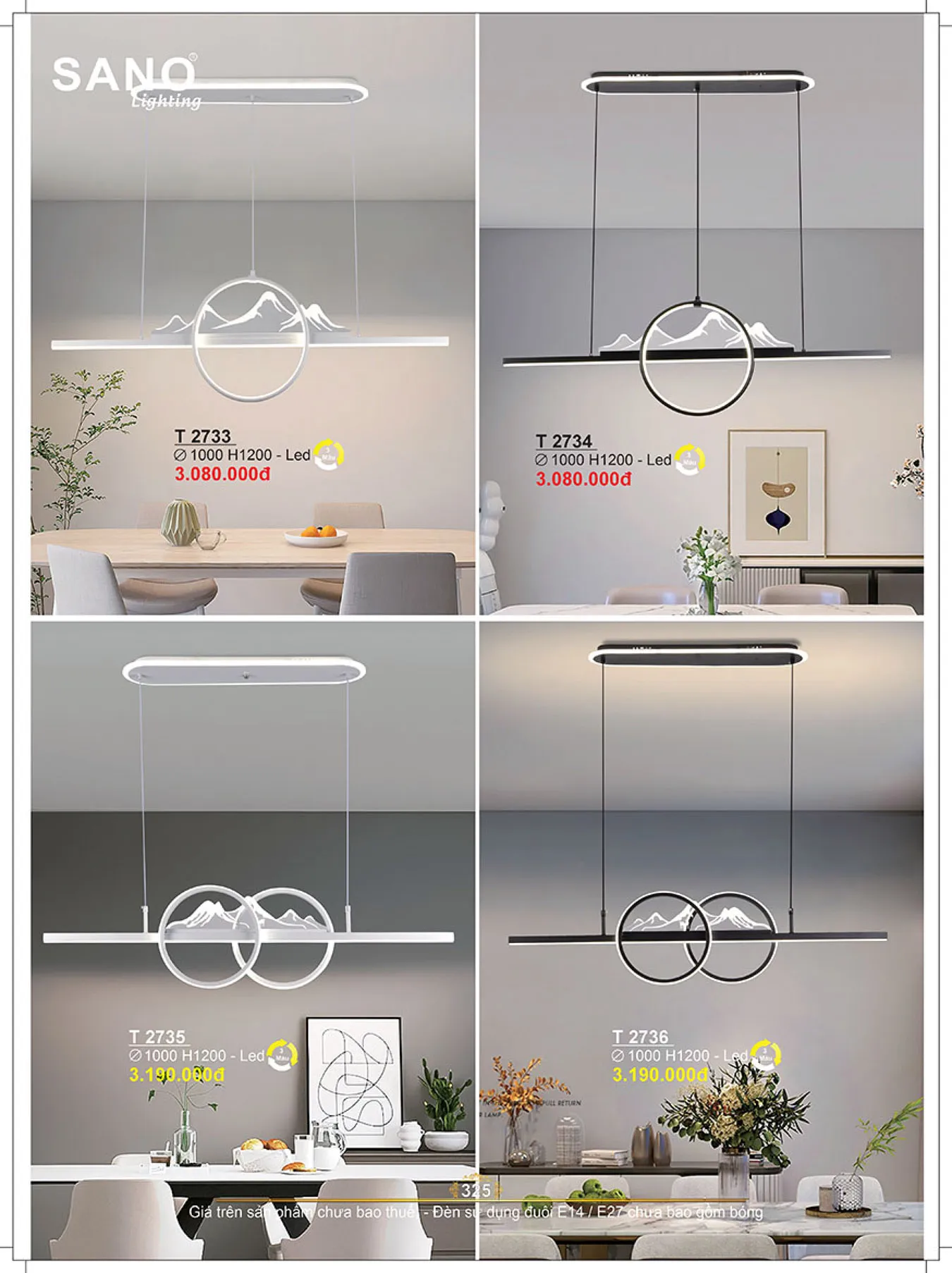 Catalogue ĐÈN SANO 2025 - Trang 326)