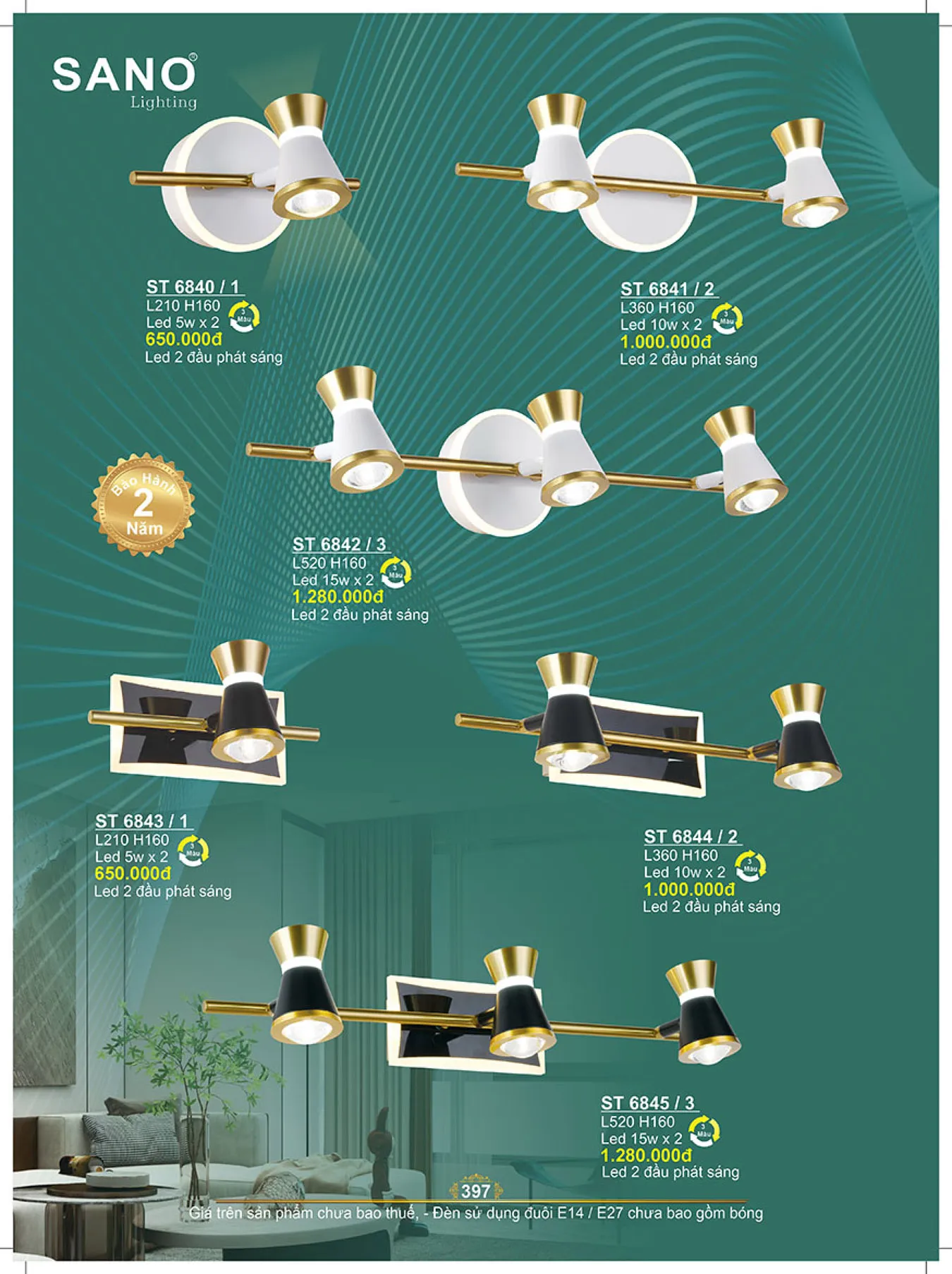 Catalogue ĐÈN SANO 2025 - Trang 398)