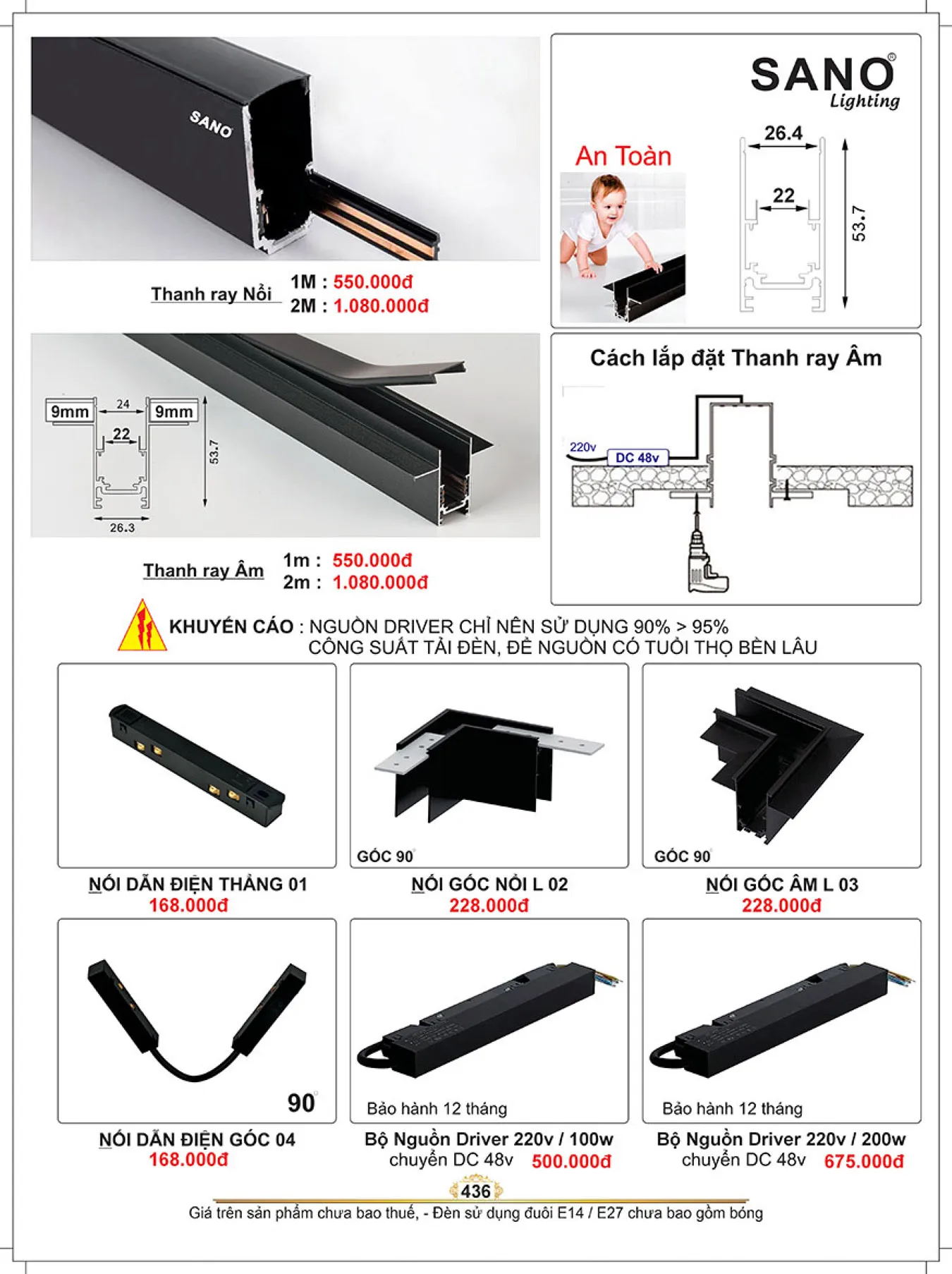 Catalogue ĐÈN SANO 2025 - Trang 437)
