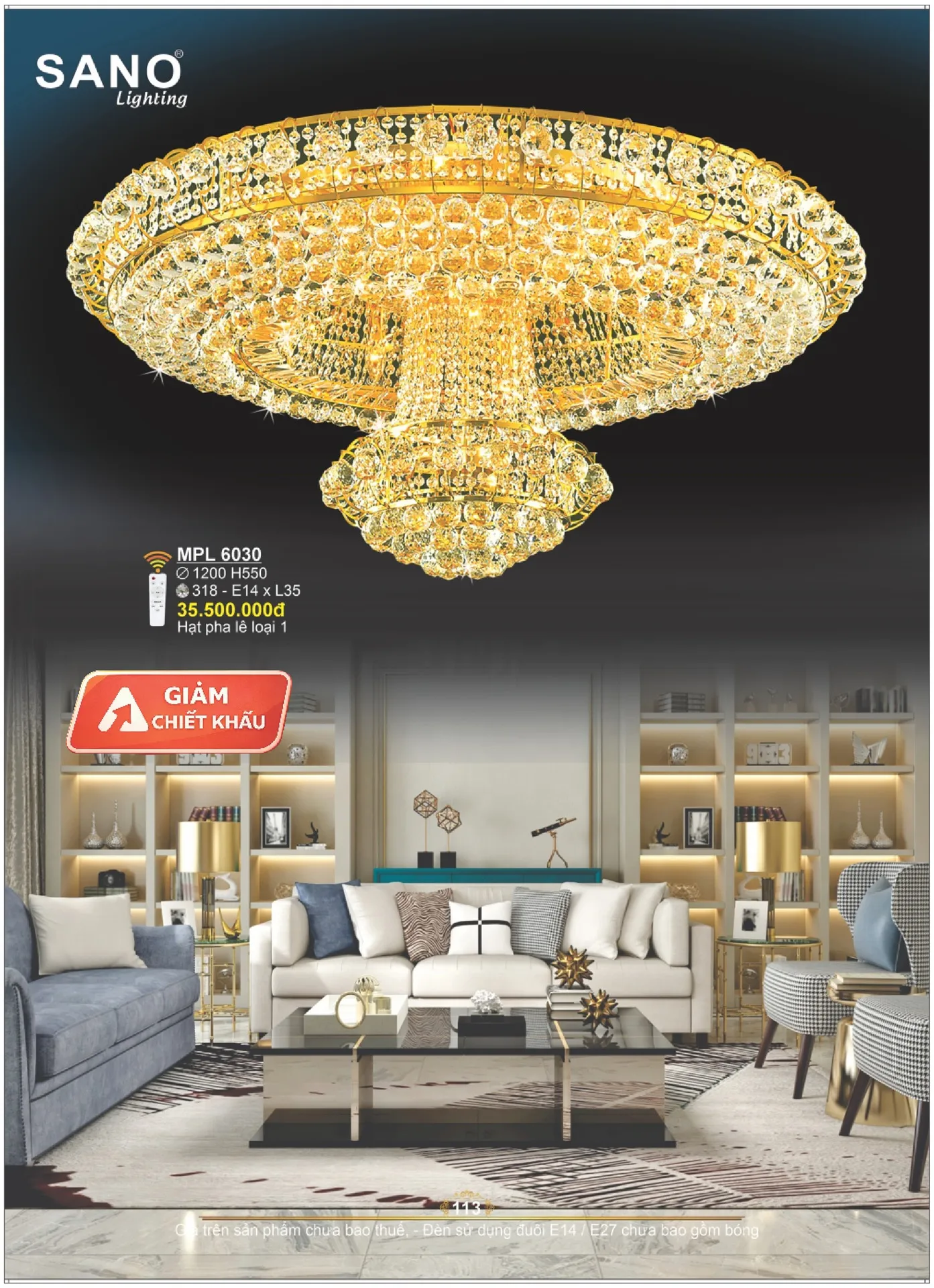 Catalogue ĐÈN SANO 2026 - Trang 113)