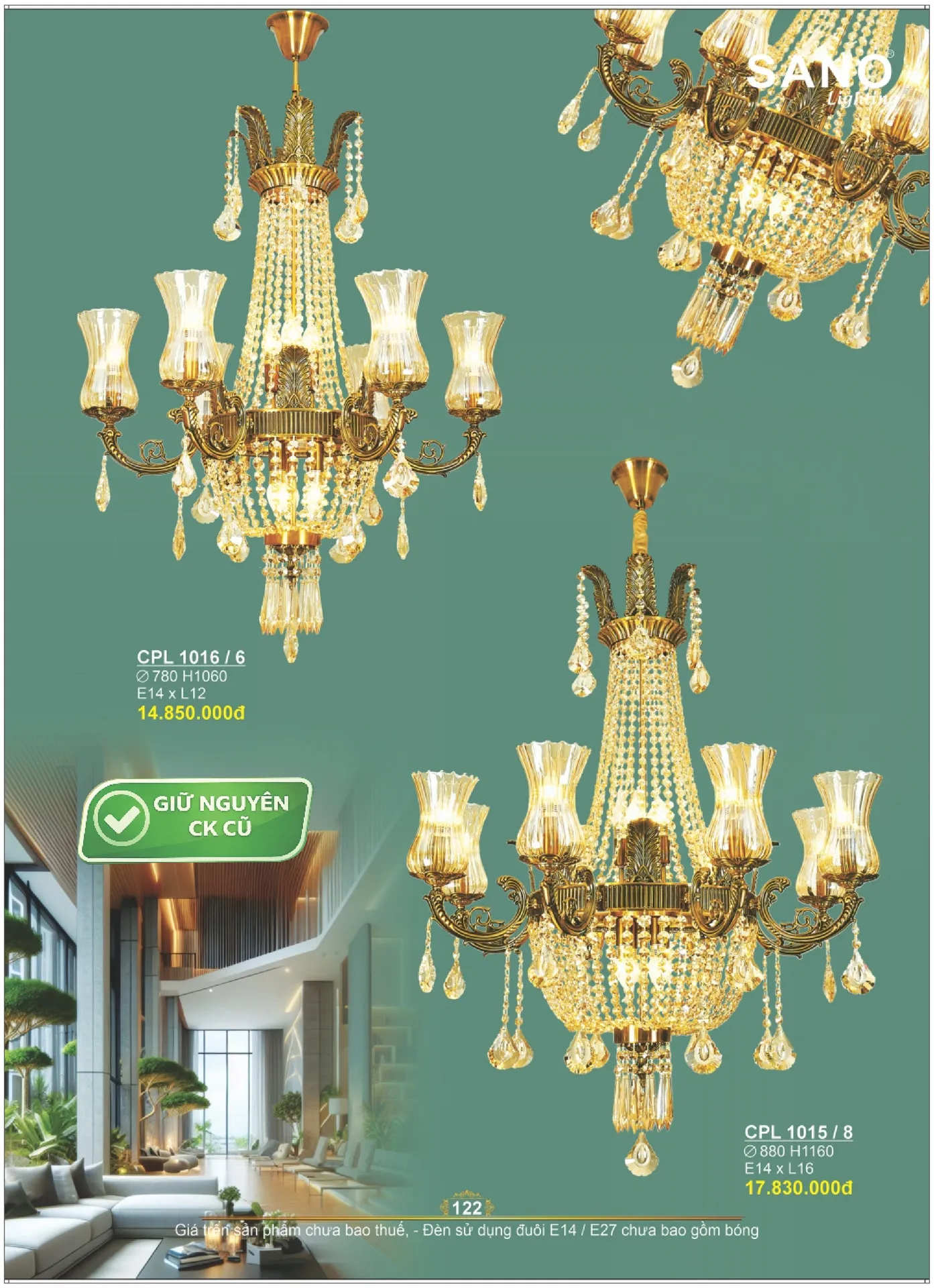 Catalogue ĐÈN SANO 2026 - Trang 122)