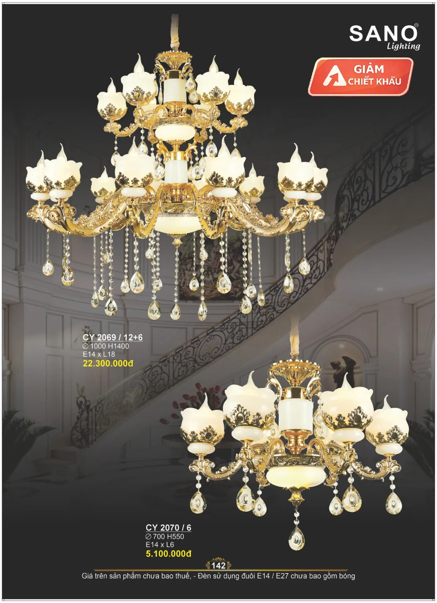 Catalogue ĐÈN SANO 2026 - Trang 142)