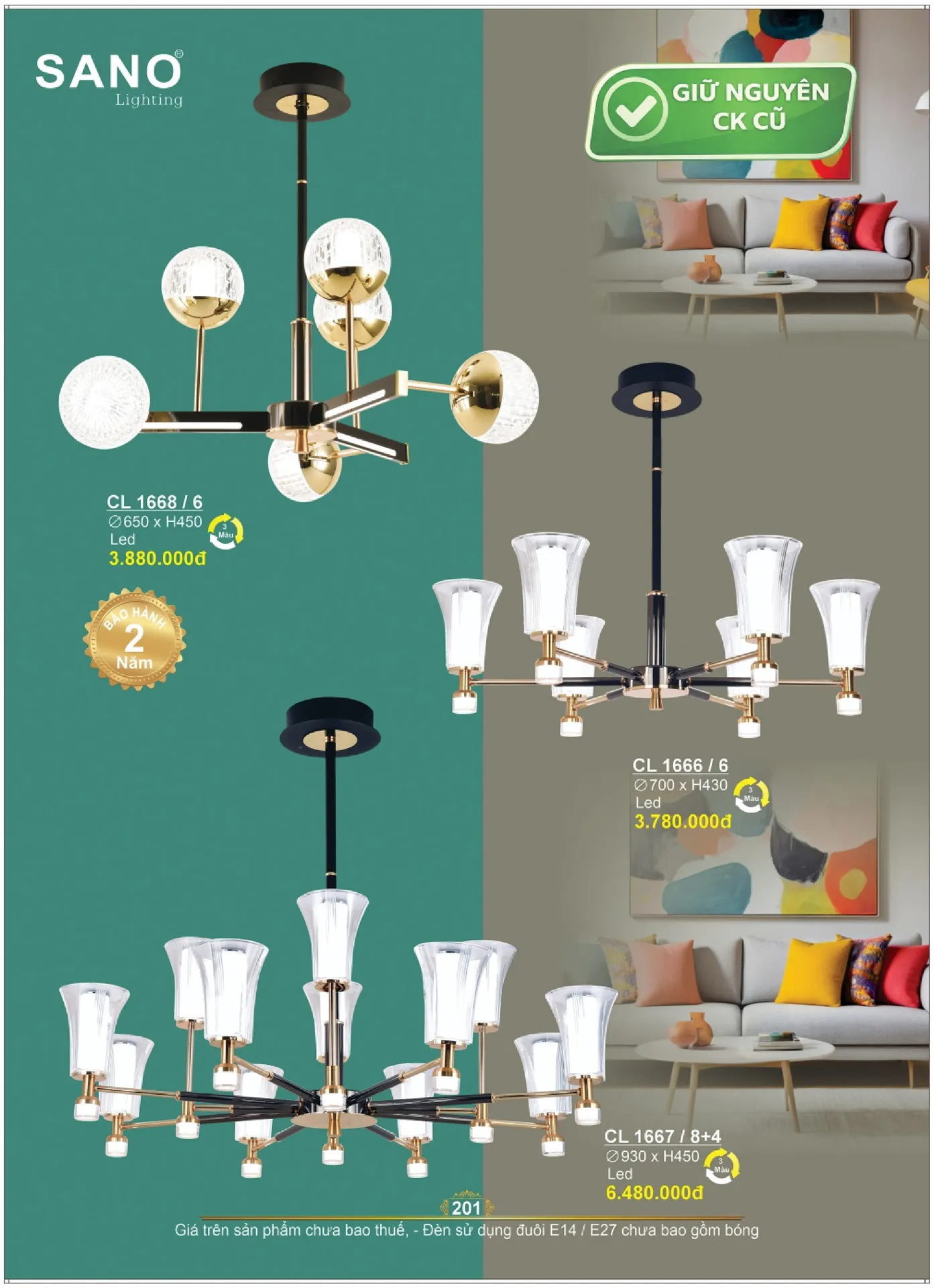 Catalogue ĐÈN SANO 2026 - Trang 201)