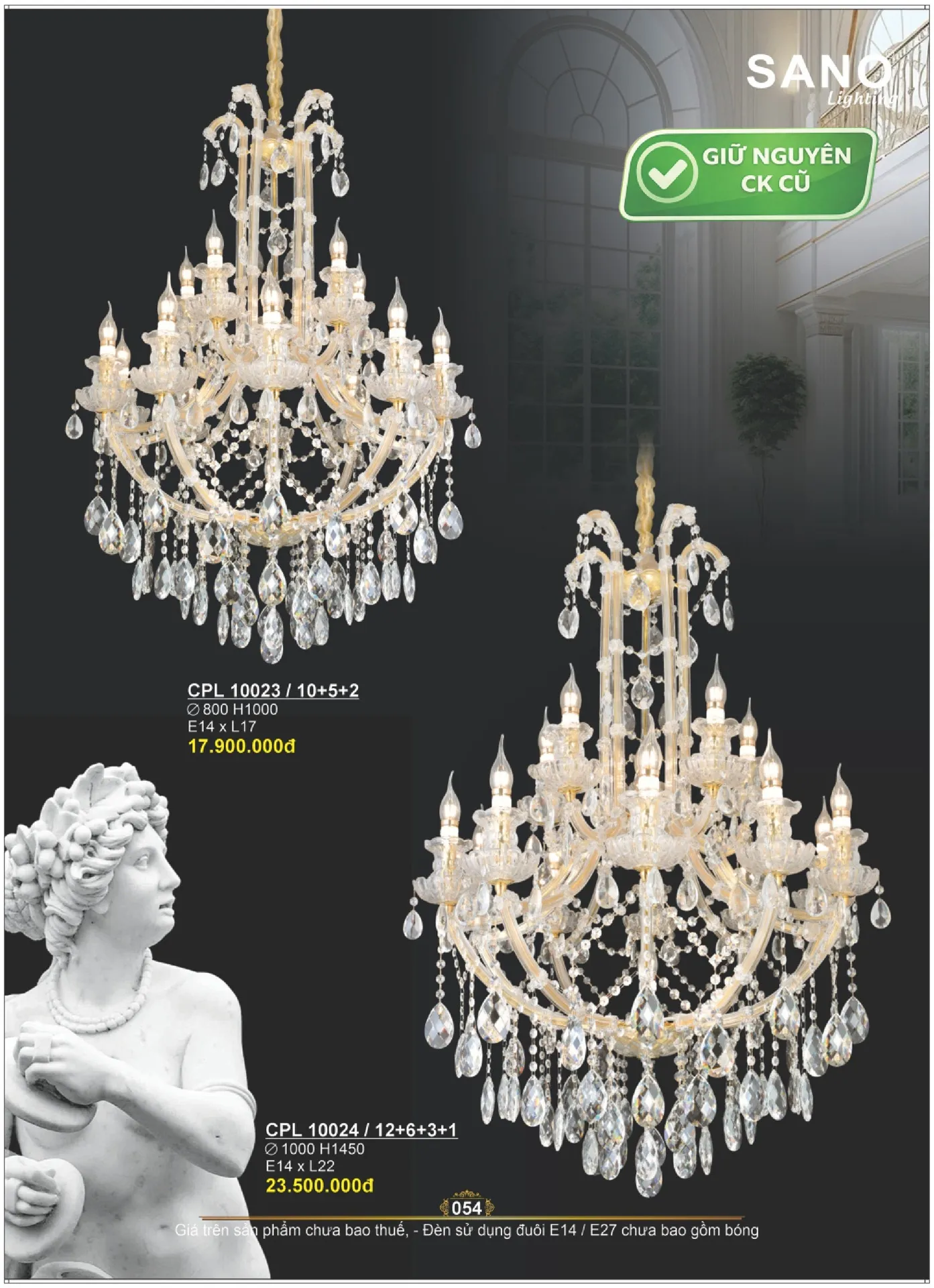 Catalogue ĐÈN SANO 2026 - Trang 54)